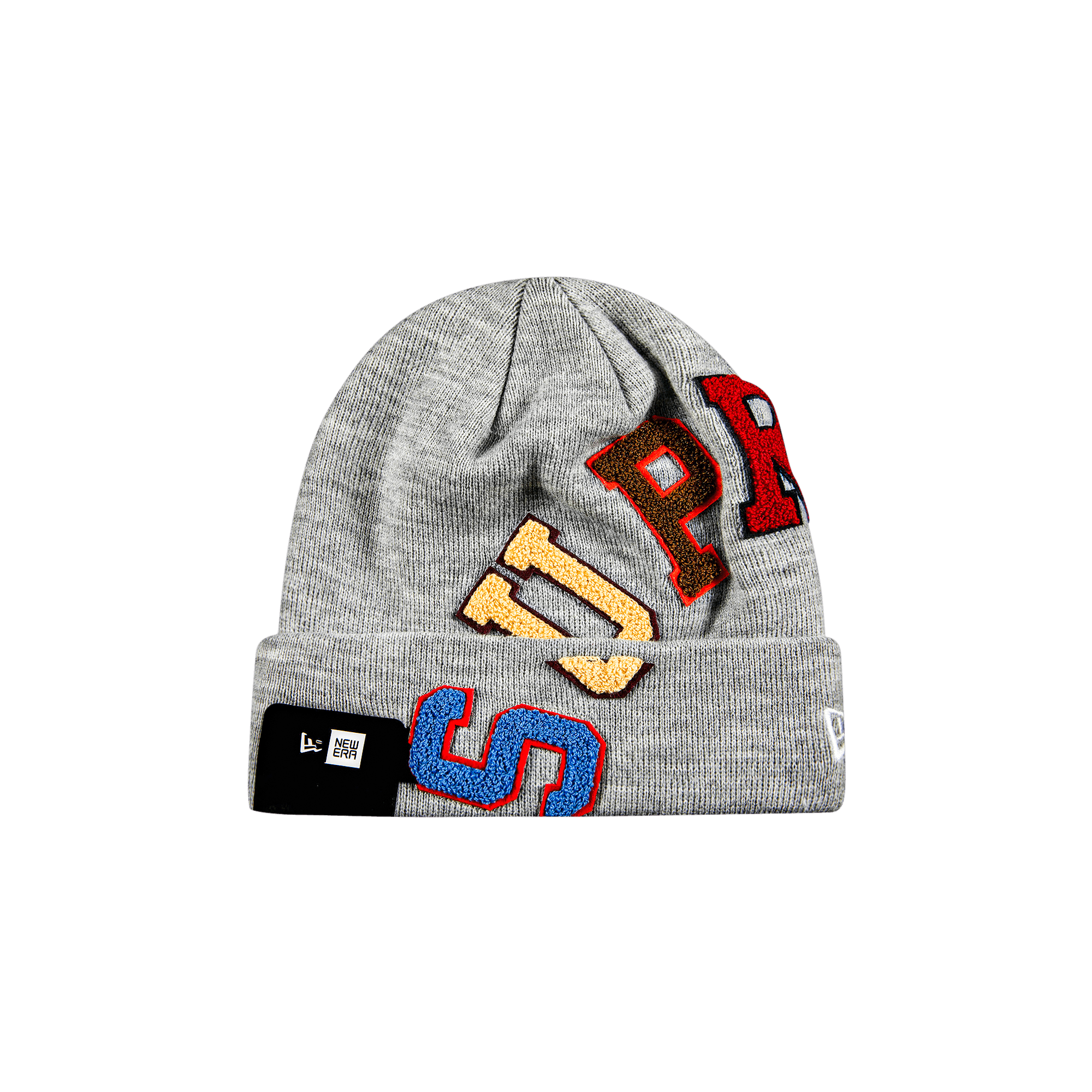 Supreme x New Era Big Arc Beanie 'Heather Grey'