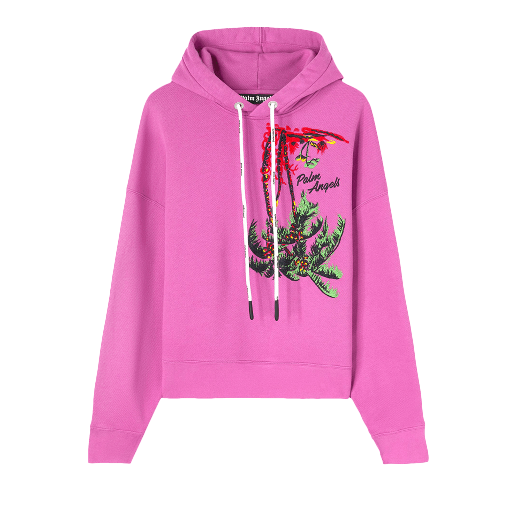 Palm Angels Upside Down Palm Hoodie 'Purple/Green'