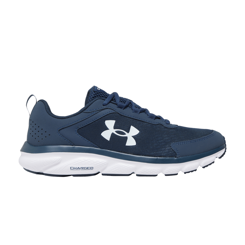 Pre-owned Under Armour Charged Assert 9 'academy White' In Blue