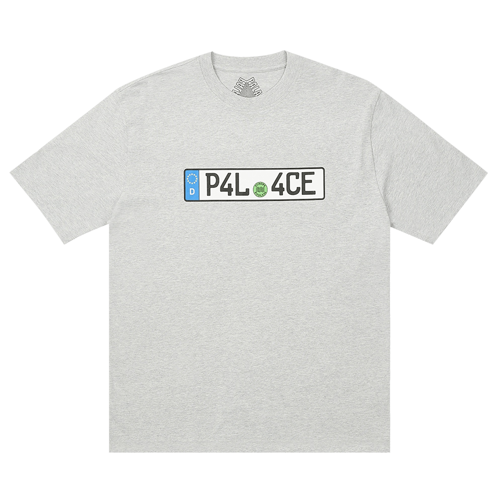Palace Plate T-Shirt 'Grey Marl'