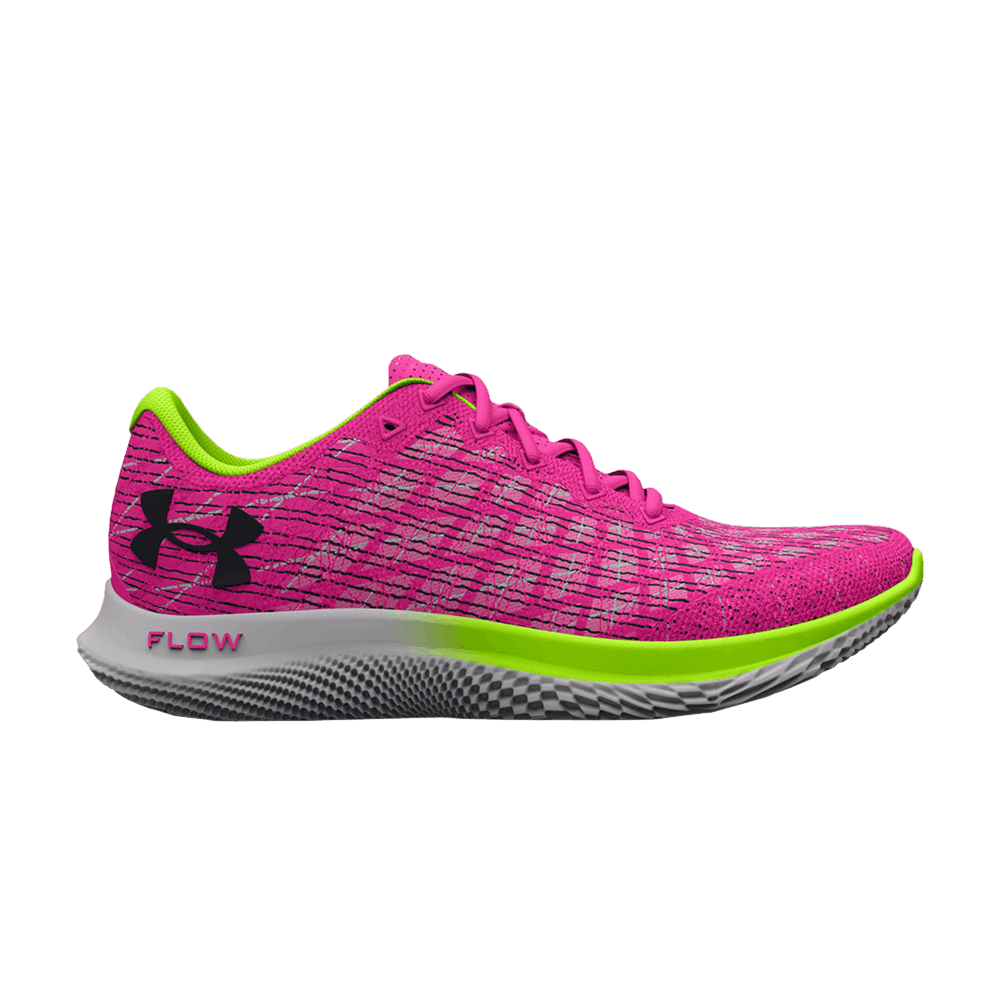Pre-owned Under Armour Wmns Flow Velociti Wind 2 'rebel Pink Lime'