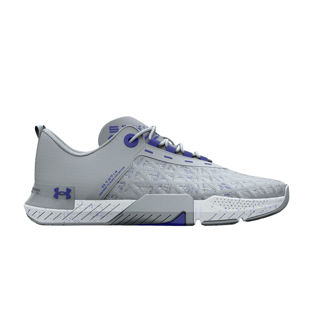 Pre-owned Under Armour Wmns Tribase Reign 5 'grey Mist Blue'