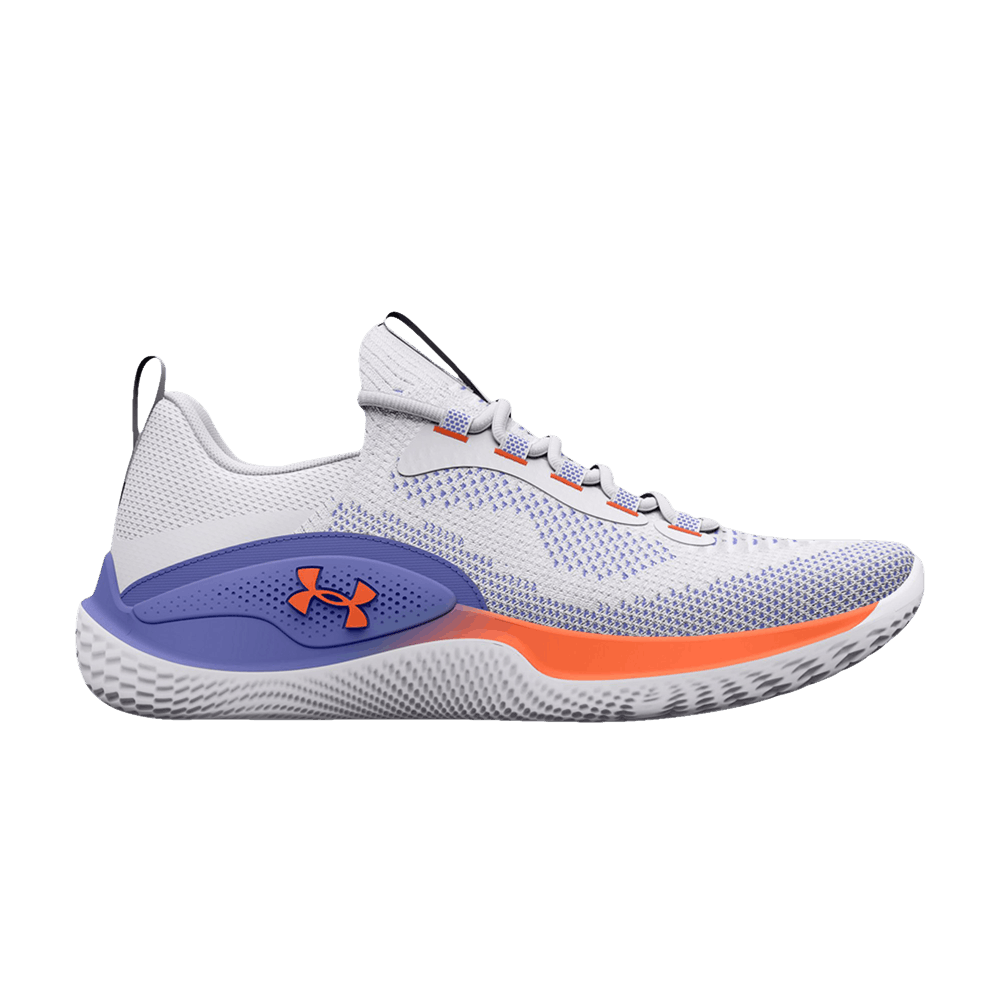 Pre-owned Under Armour Wmns Flow Dynamic 'white Baja Blue'