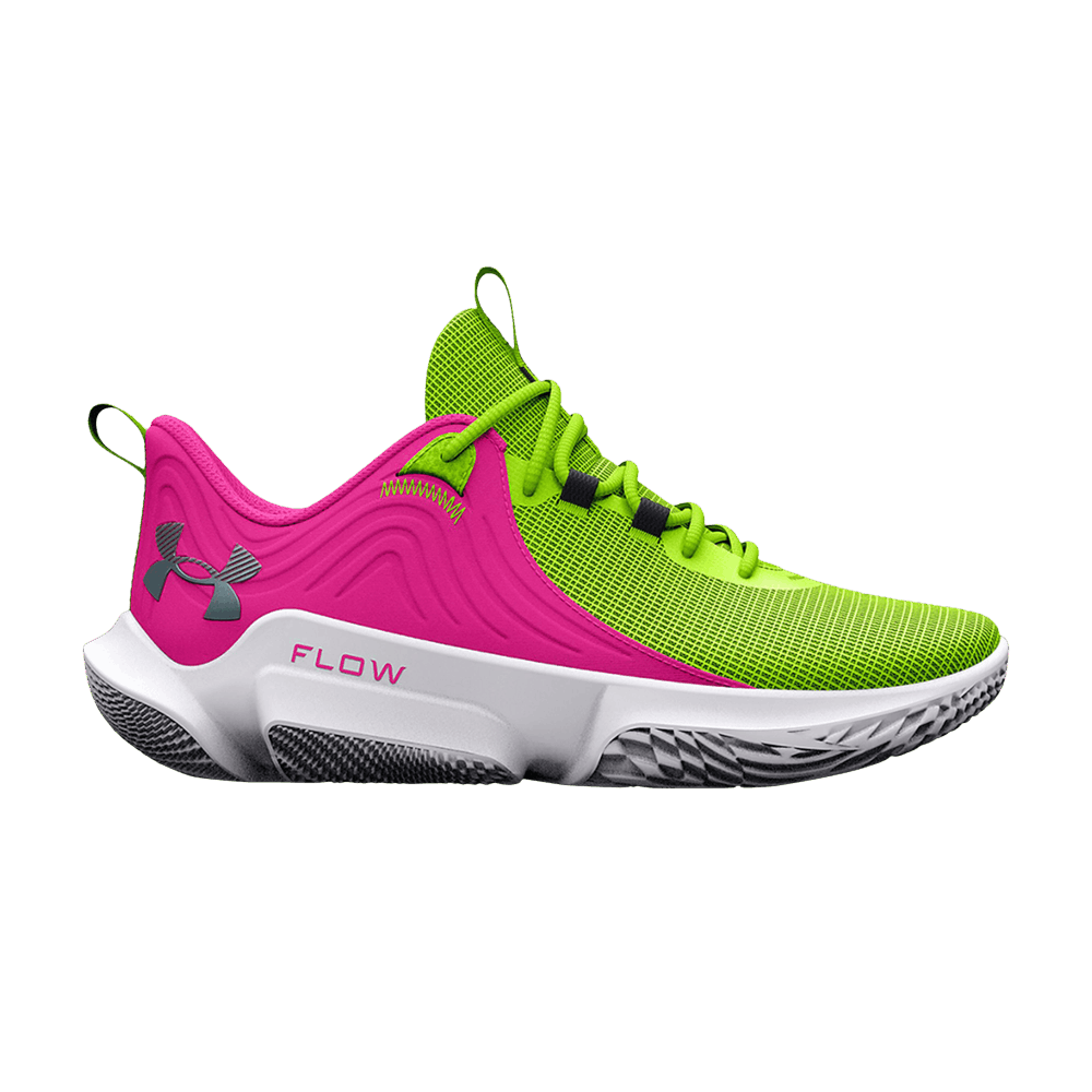Pre-owned Under Armour Flow Futr X 2 'lime Surge Rebel Pink' In Green