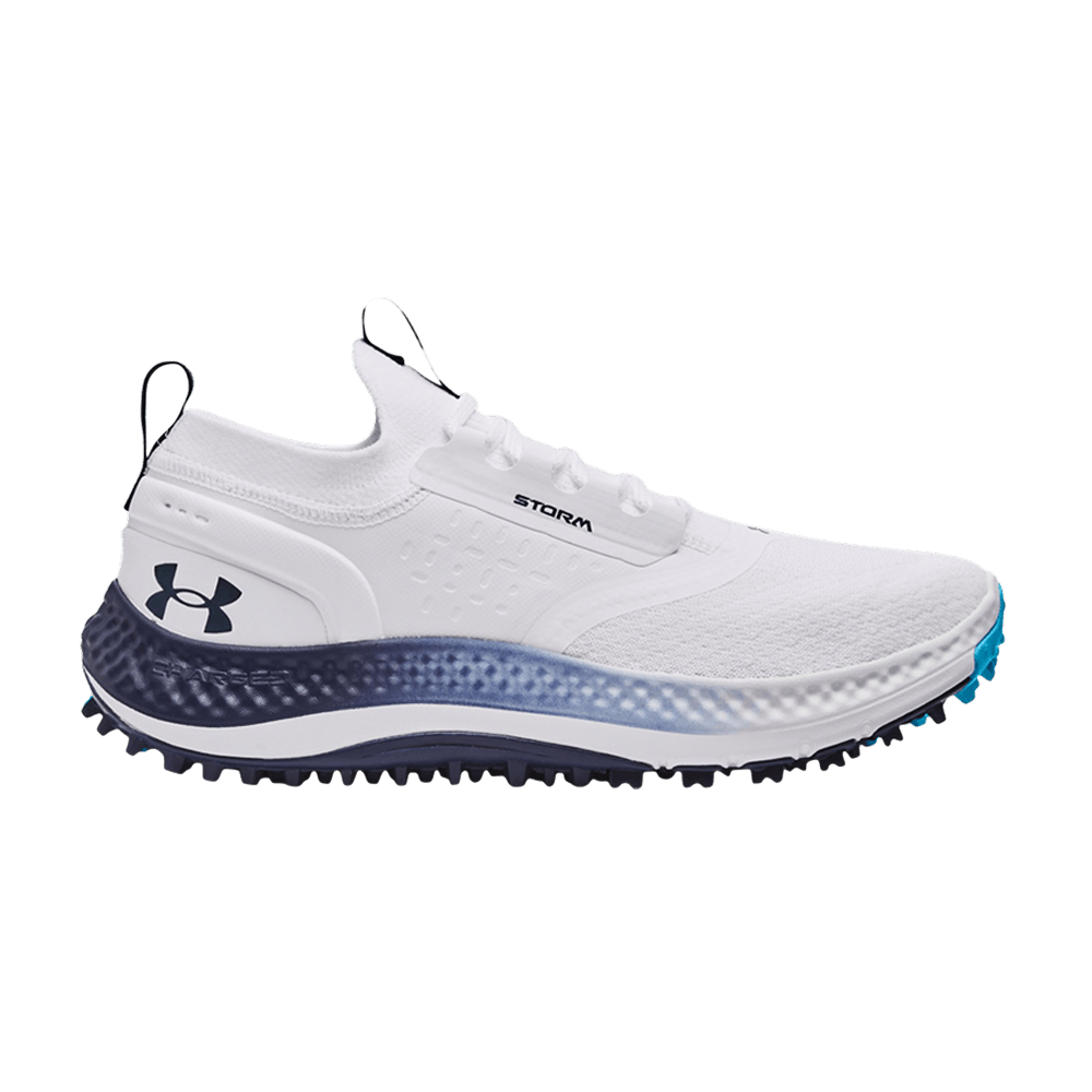 Pre-owned Under Armour Charged Phantom Spikeless Golf 'white Midnight Navy'