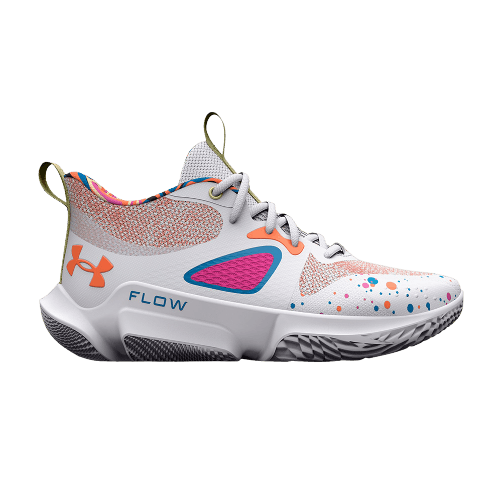 Pre-owned Under Armour Wmns Flow Breakthru 3 Le 'polka Dots' In White