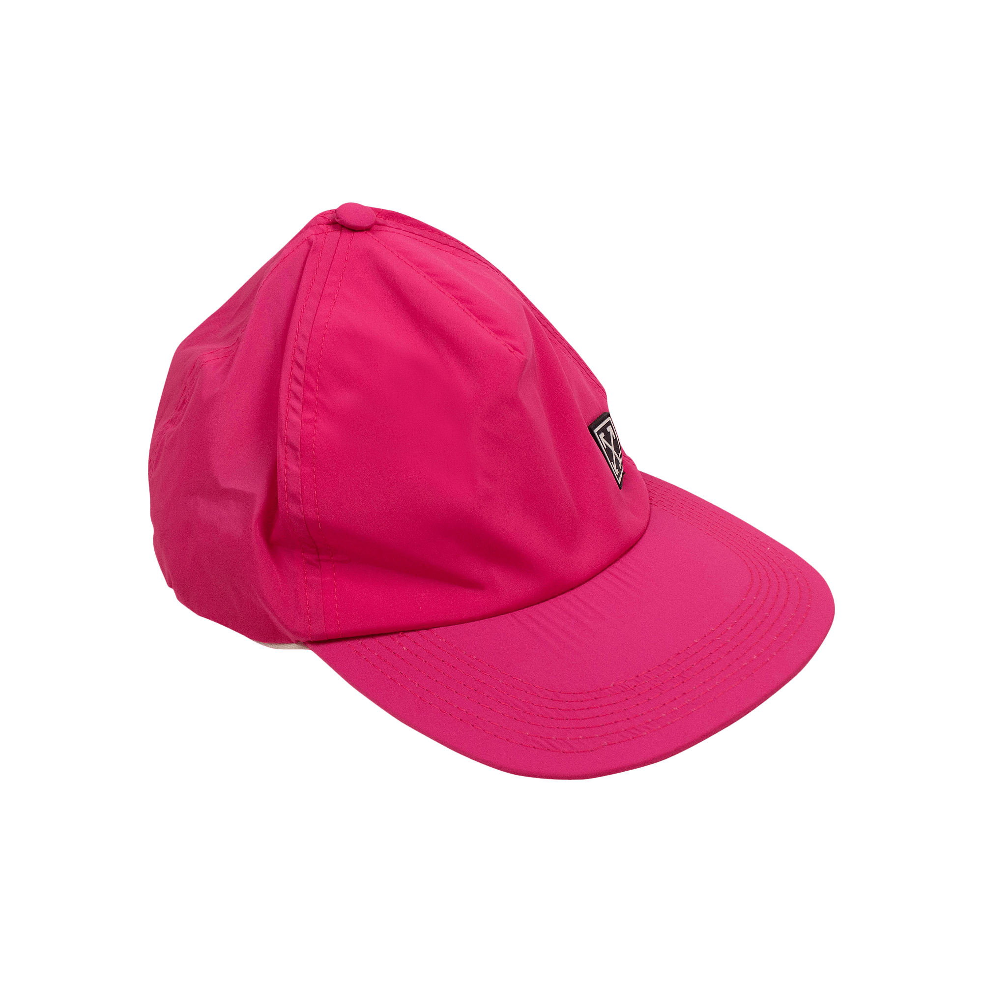 Off-White Logo Patch Baseball Cap 'Neon Pink'