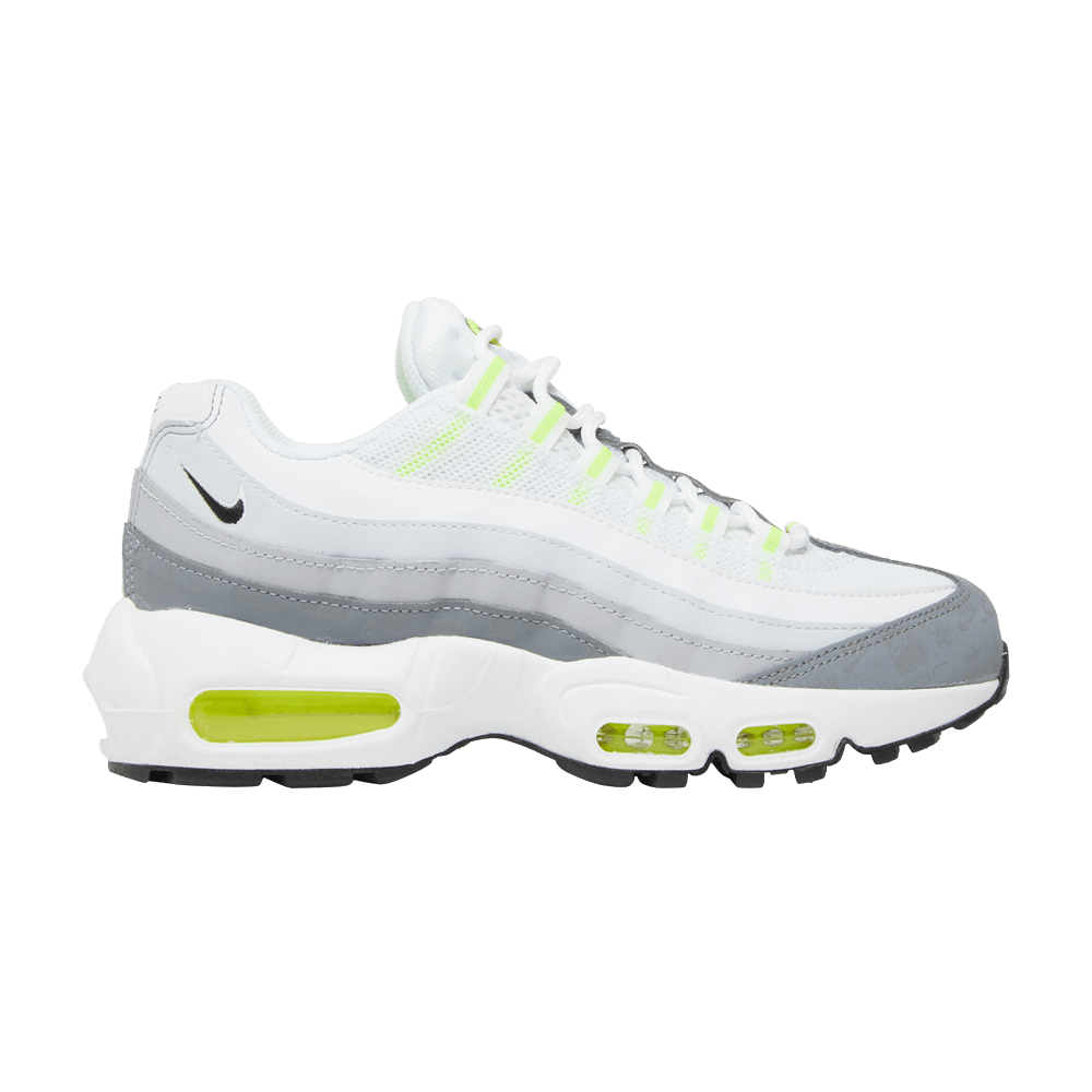 Nike Air Max 95 Recraft GS 'Logos Pack - White Neon'