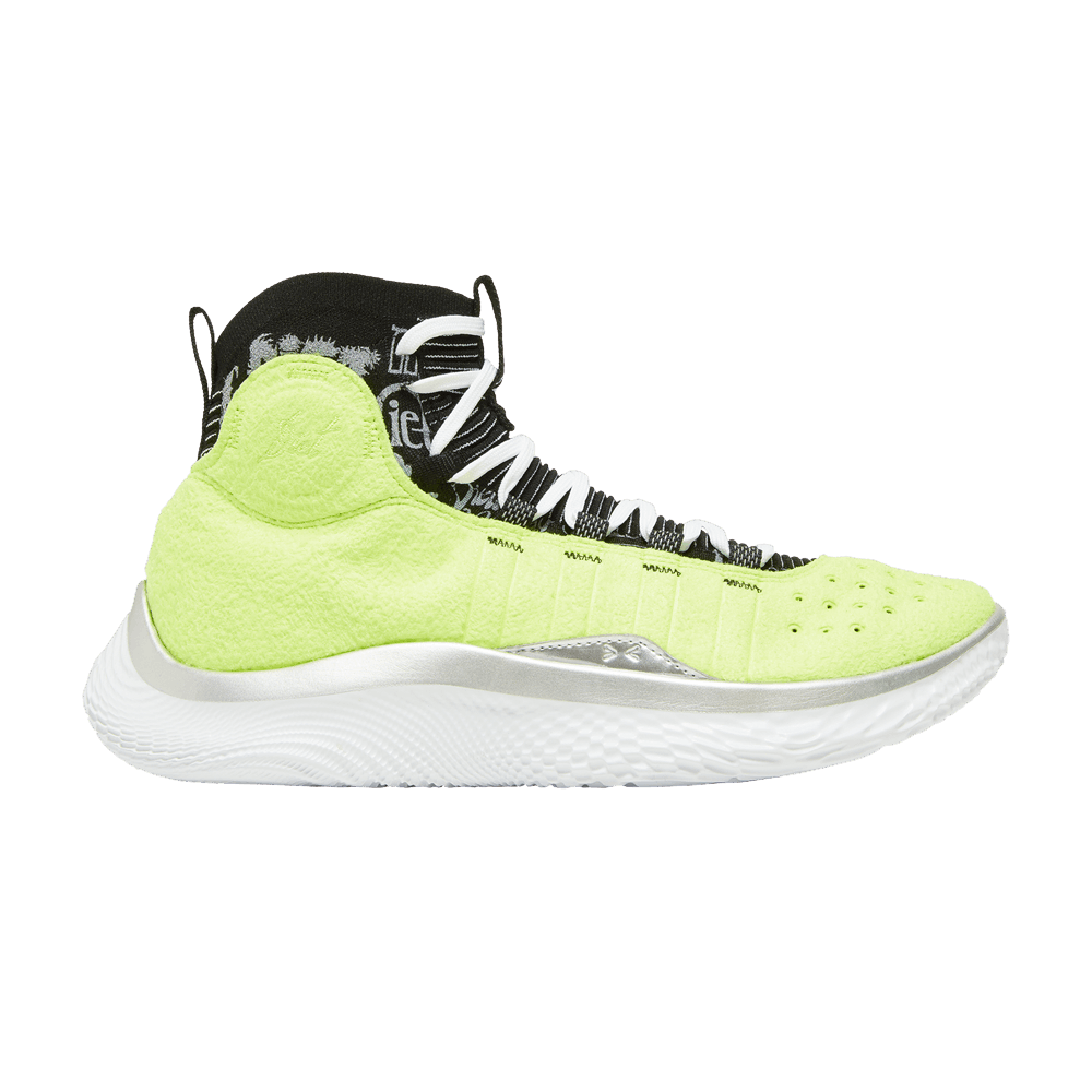 Pre-owned Curry Brand Diet Starts Monday X Curry 4 Flotro 'tennis Ball' In Green