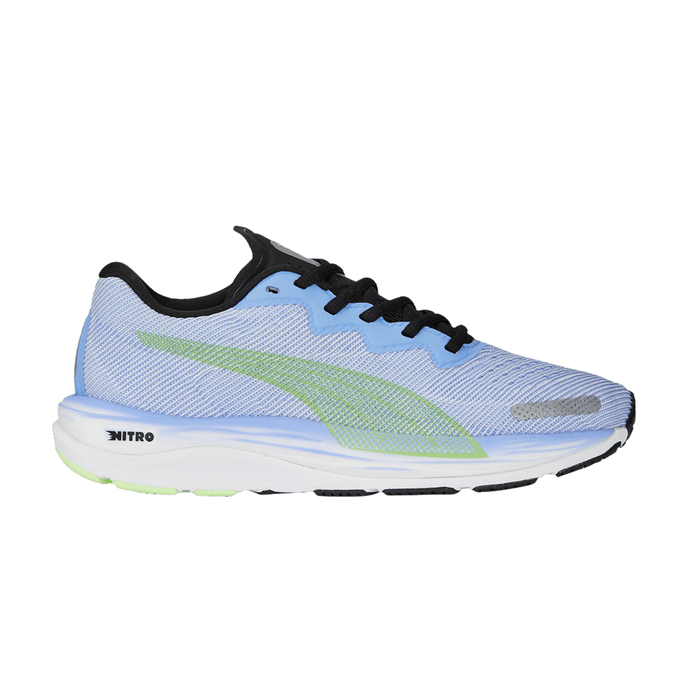 Pre-owned Puma Wmns Velocity Nitro 2 'elektro Purple Fizzy Lime'