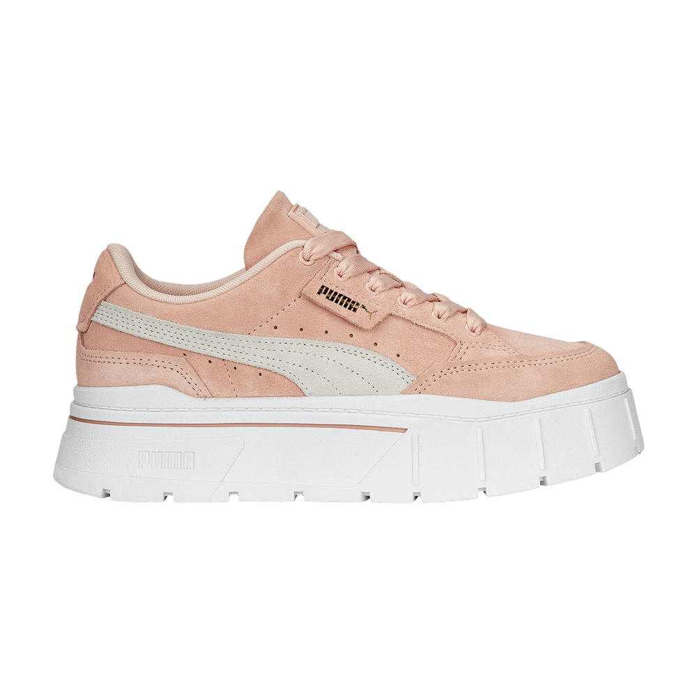 Pre-owned Puma Wmns Mayze Stack Suede 'rose Dust' In Pink
