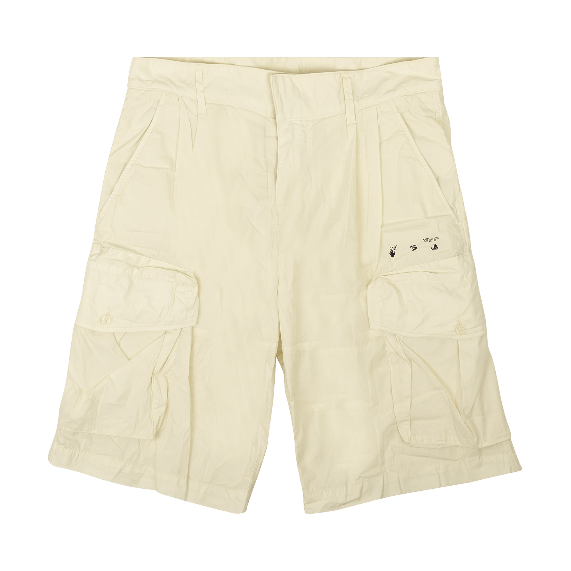 Off-White Logo Utility Shorts 'White'