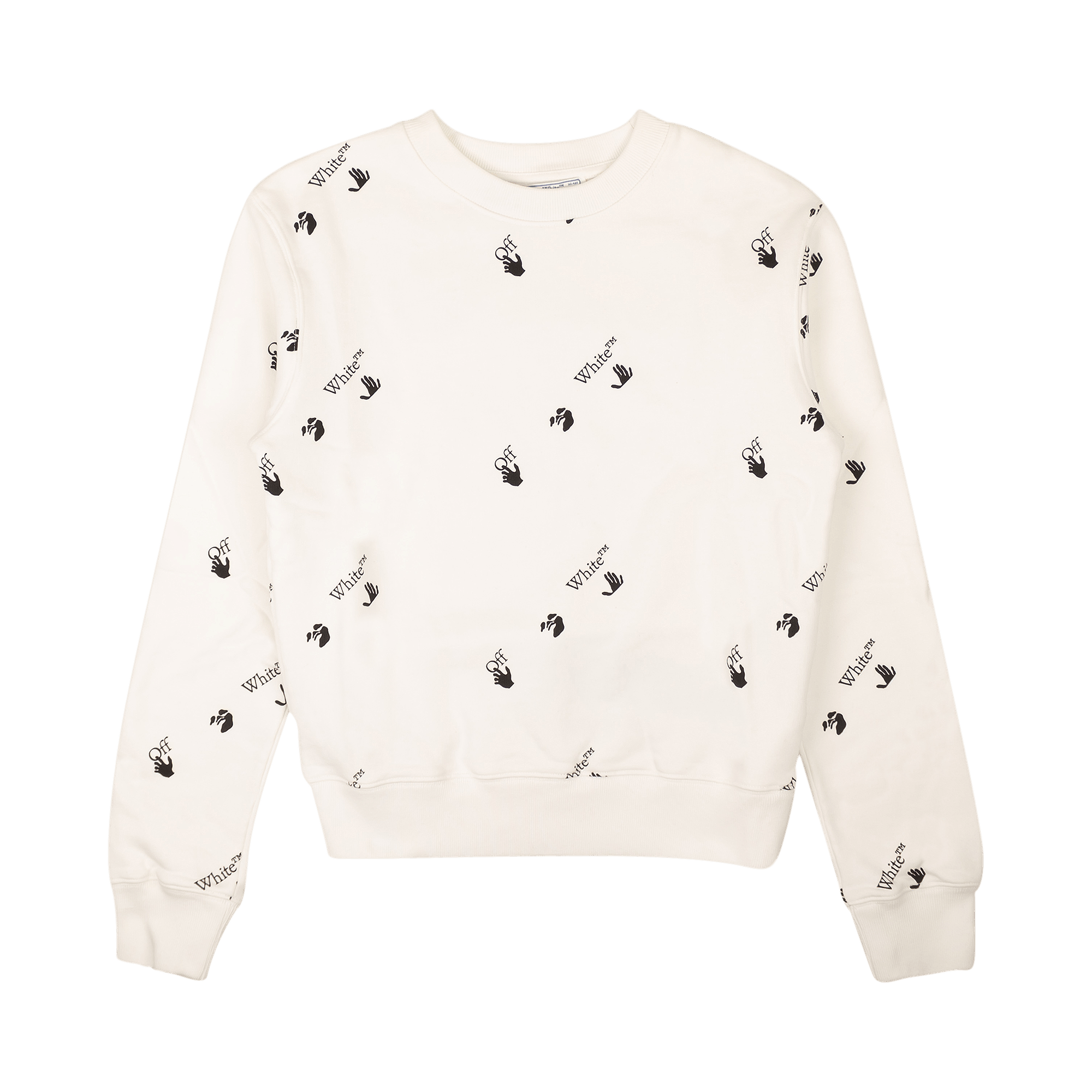 Off-White Slim Allover Crewneck 'White'