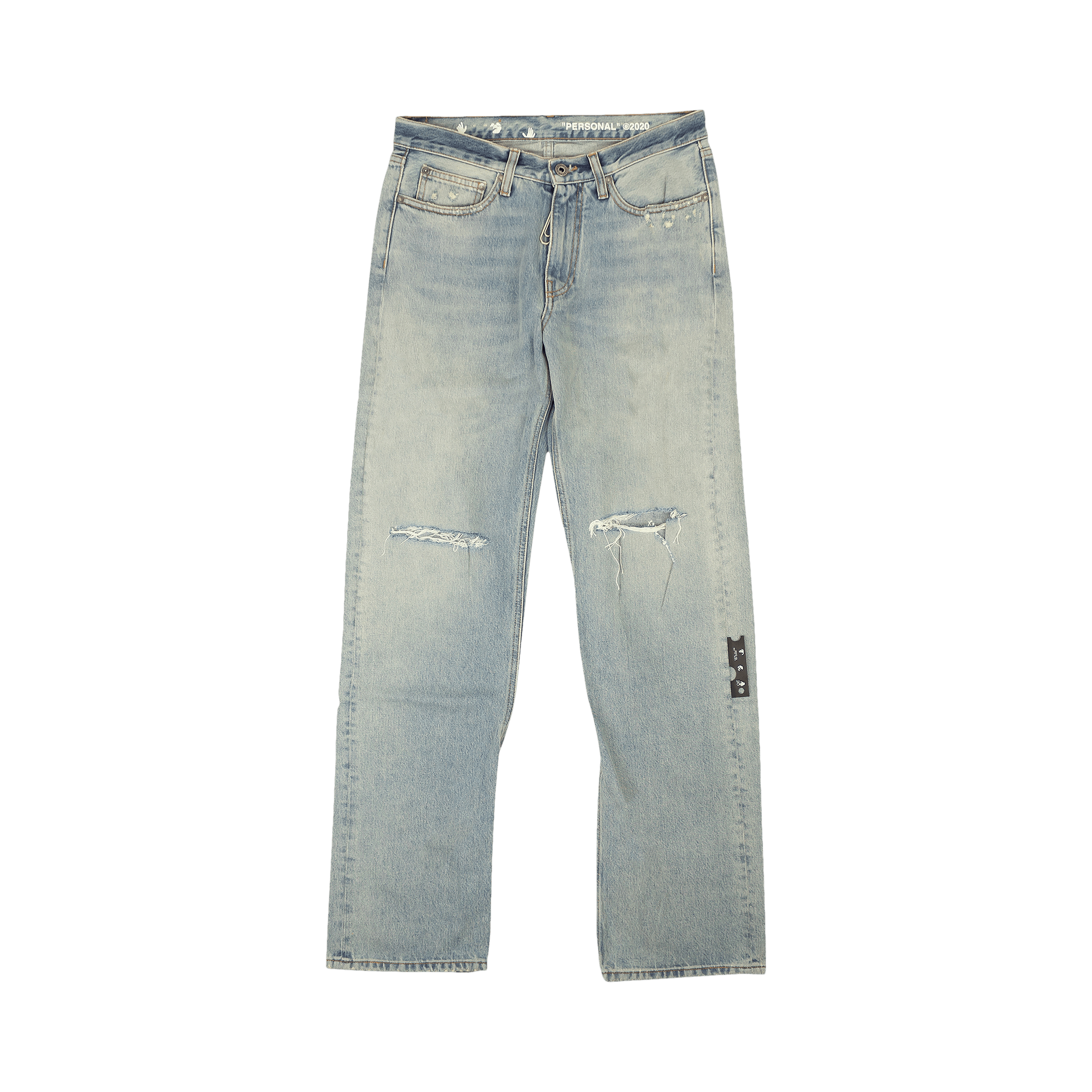 Off-White Diag Broken Jeans 'Blue'