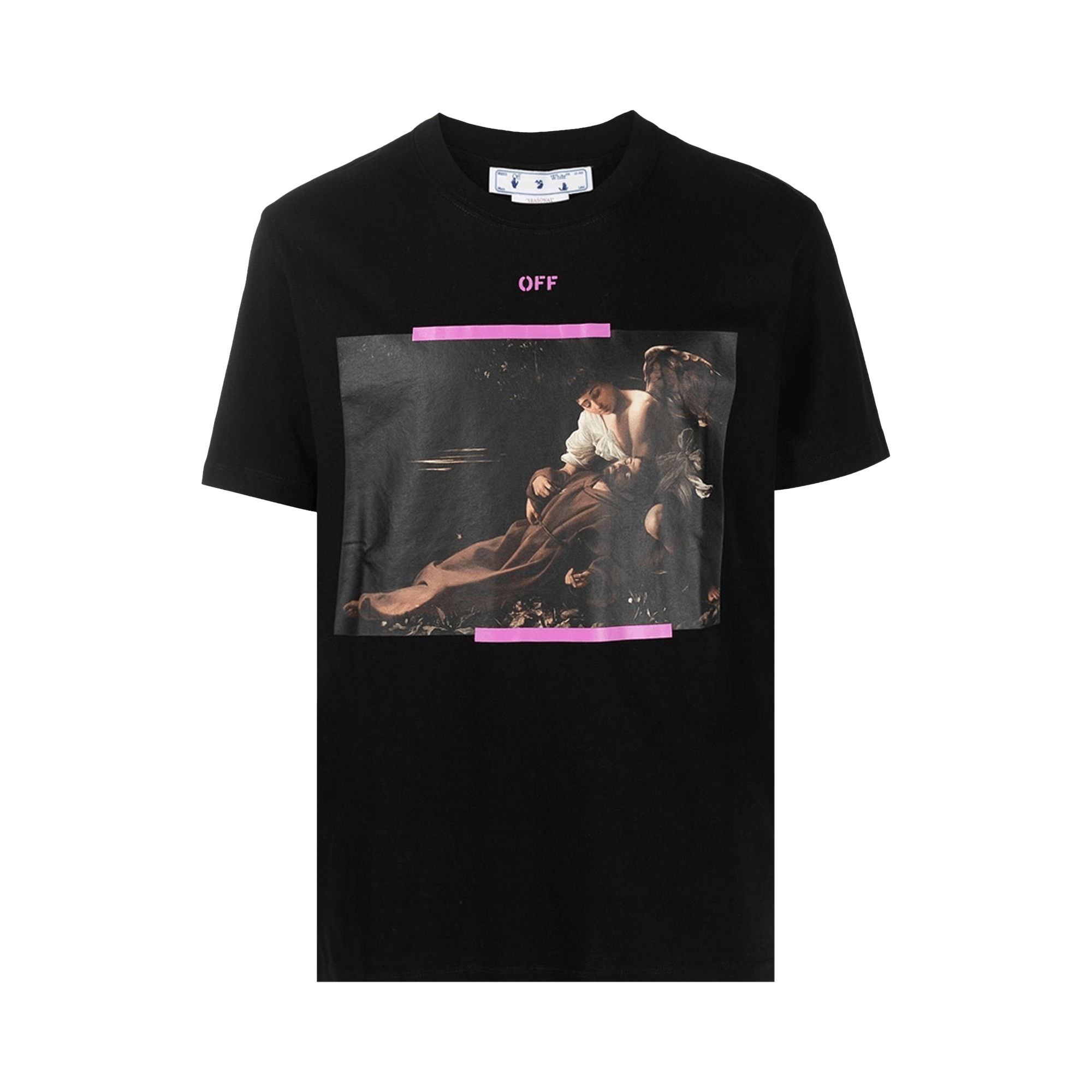 Off-White Arrow Caravaggio St Fran Slim Short-Sleeve Tee 'Black'