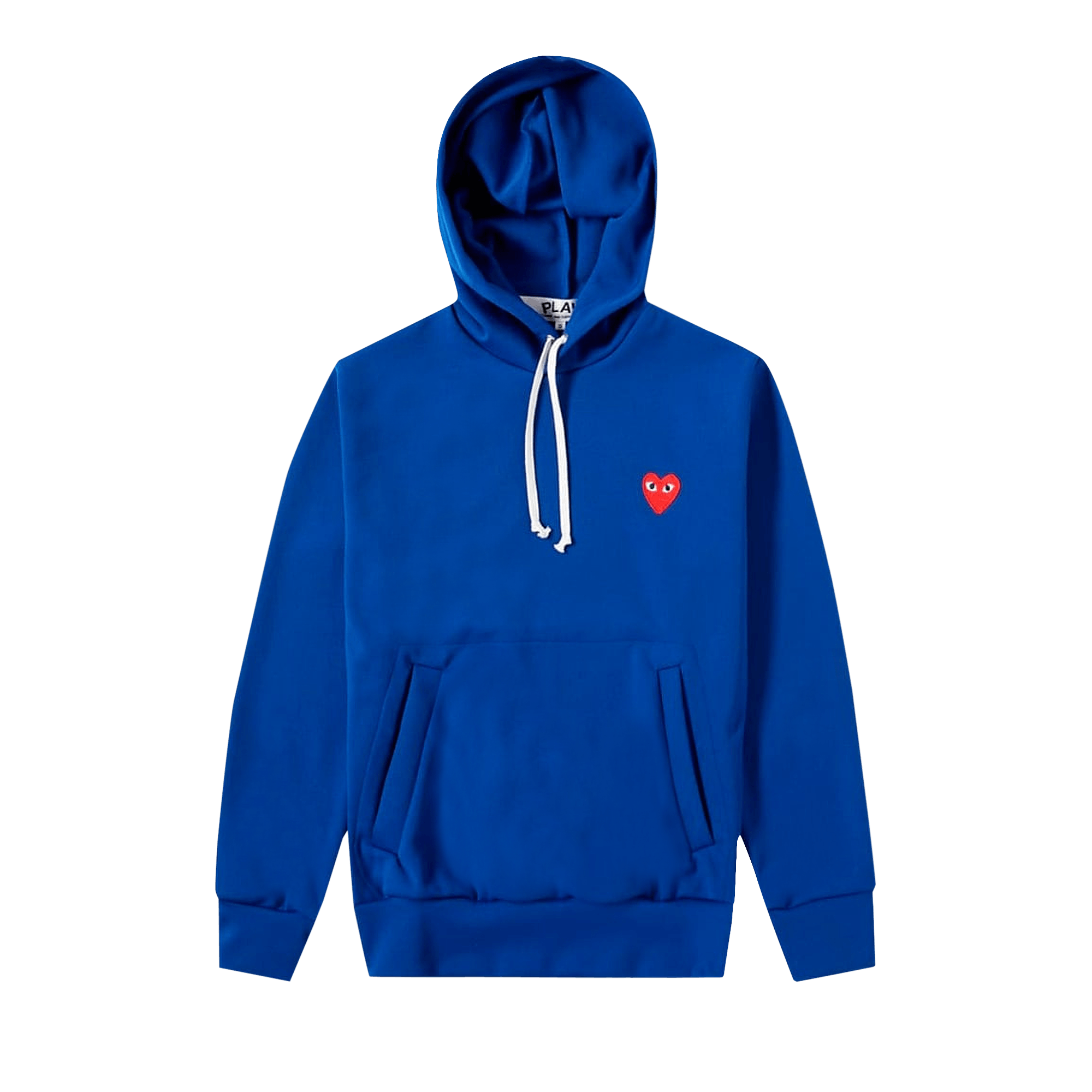 Comme des Garçons PLAY Logo Patch Hooded Sweatshirt 'Navy'