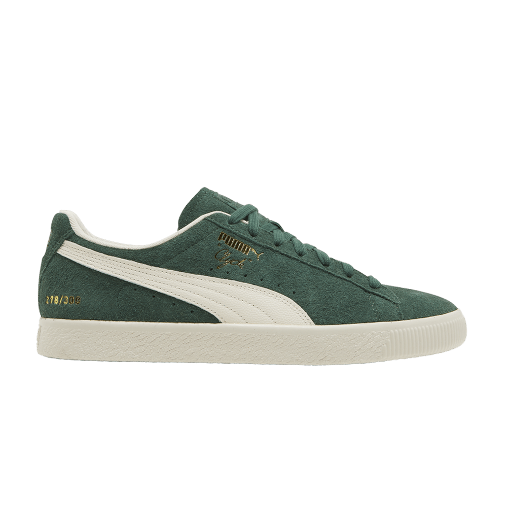 Pre-owned Puma End. X Clyde Og '50th Anniversary - Pine' In Green