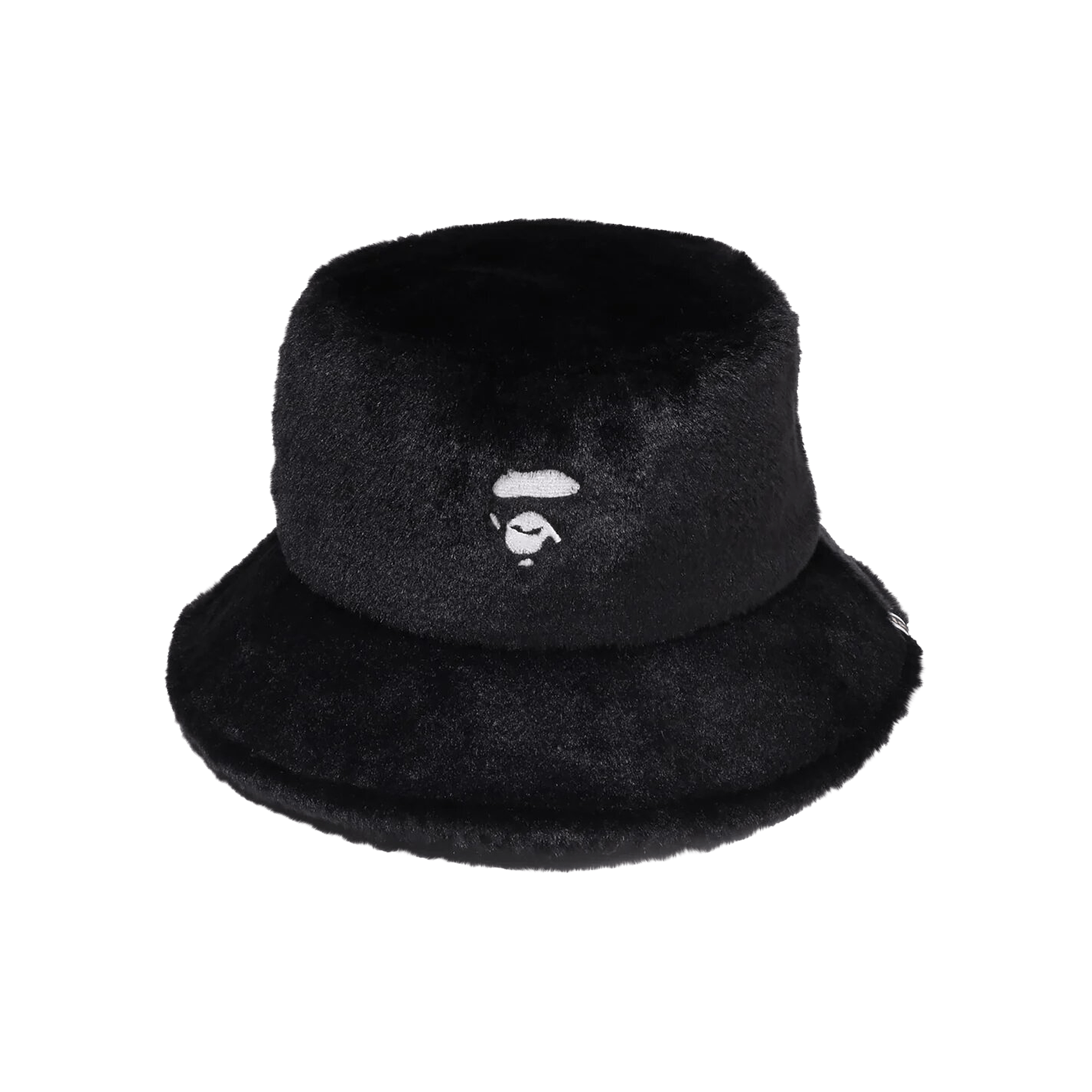 BAPE One Point Fur Bucket Hat 'Black'