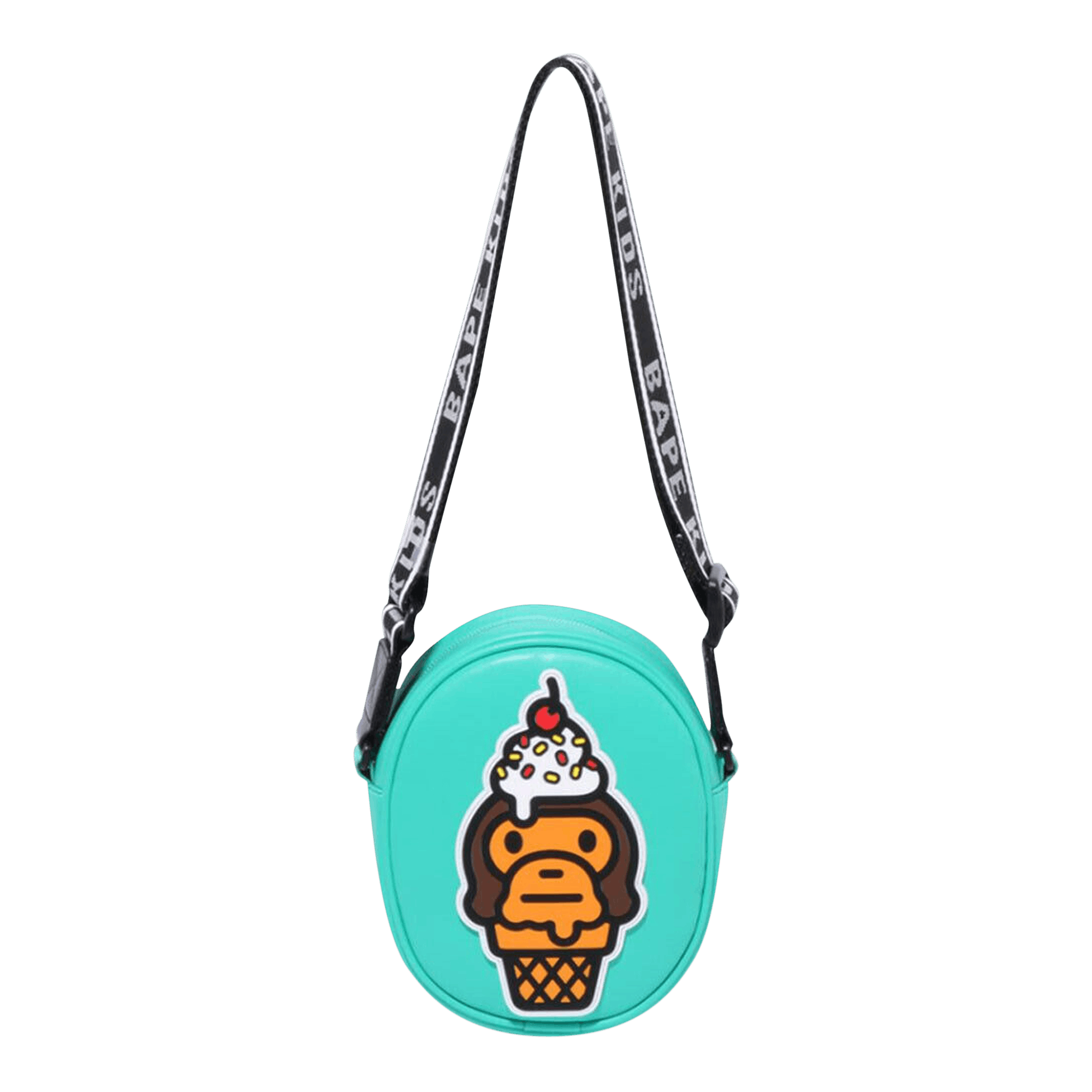 BAPE Kids Baby Milo Ice Cream Shoulder Bag 'Green'