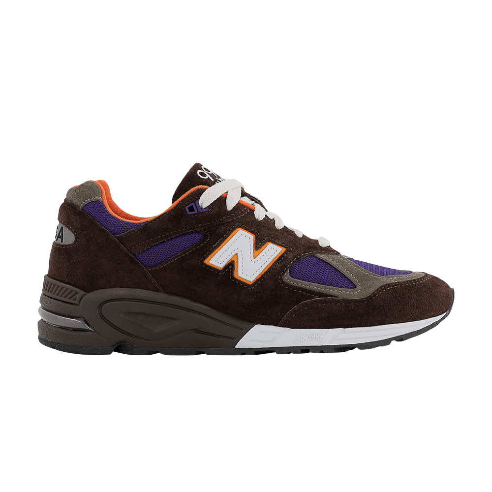 New Balance 990v2 MiUSA Brown Purple