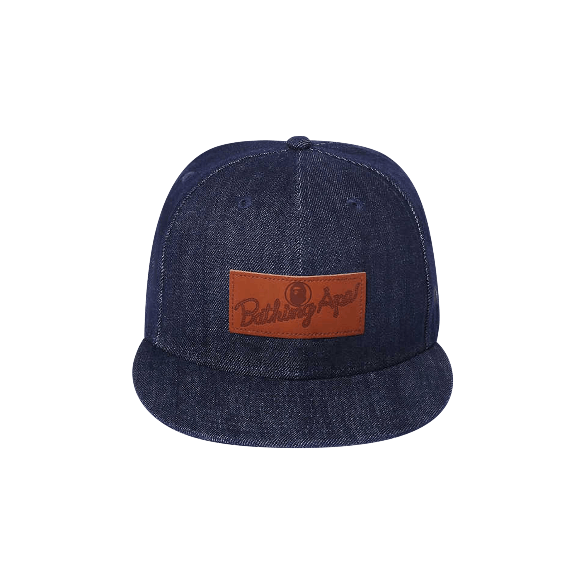 BAPE x New Era Leather Patch 9FIFTY Snapback Cap 'Navy/Indigo'