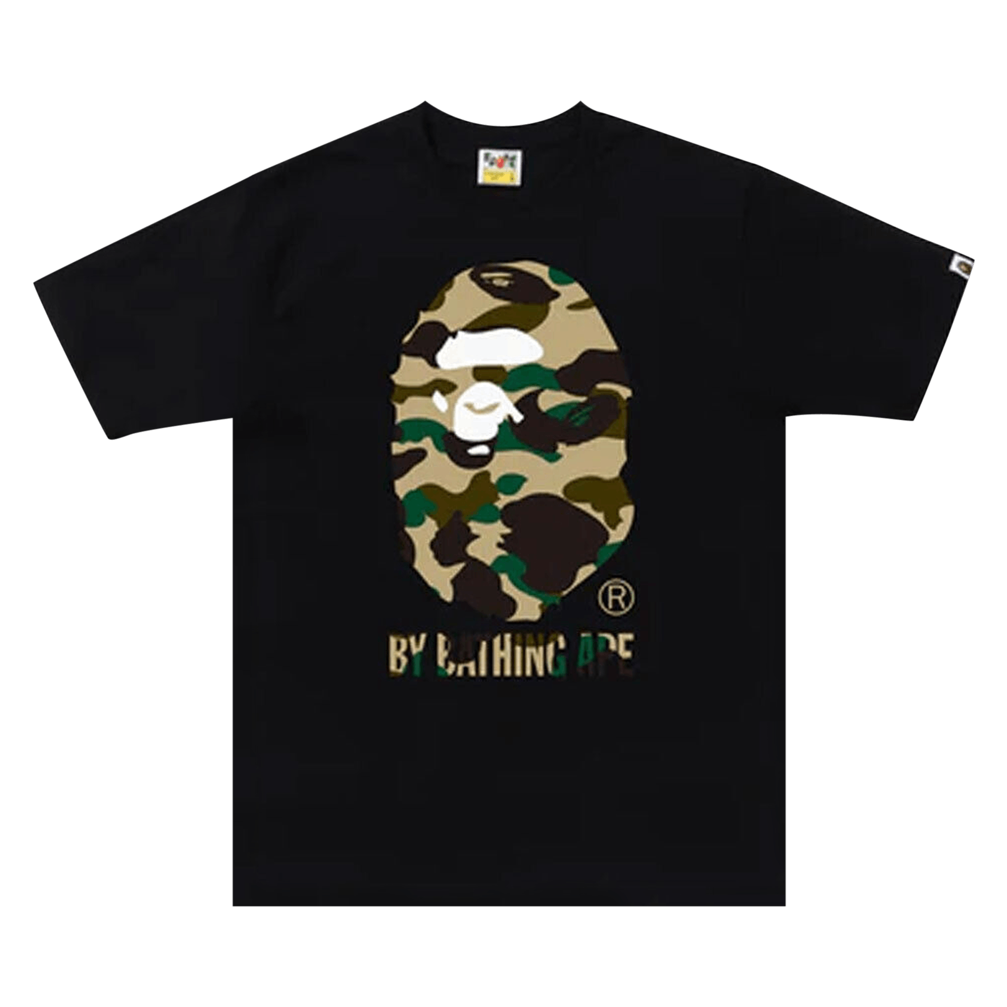 BAPE 1st Camo By Bathing Ape Tee 'Black/Yellow'
