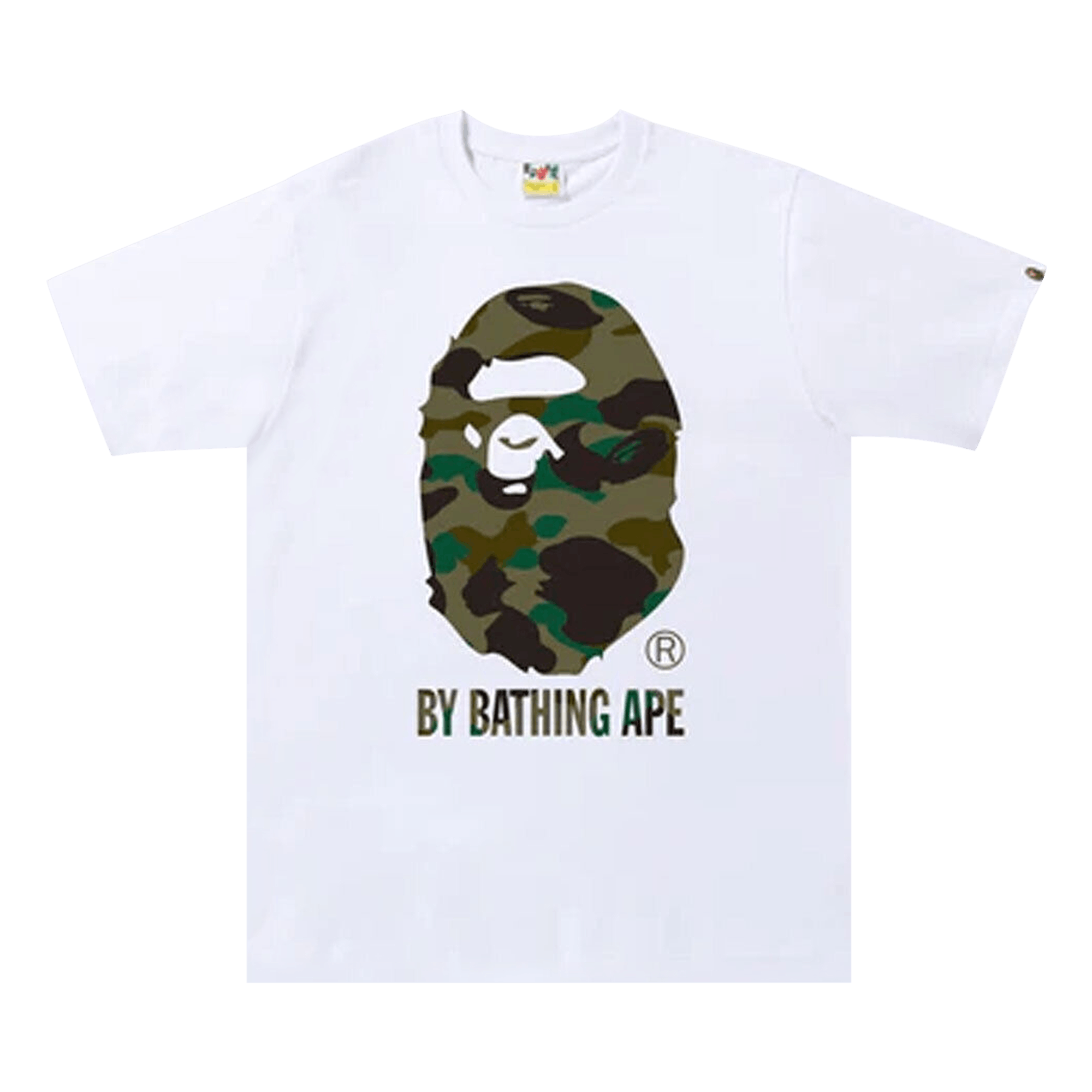 BAPE 1st Camo By Bathing Ape Tee 'White/Green'