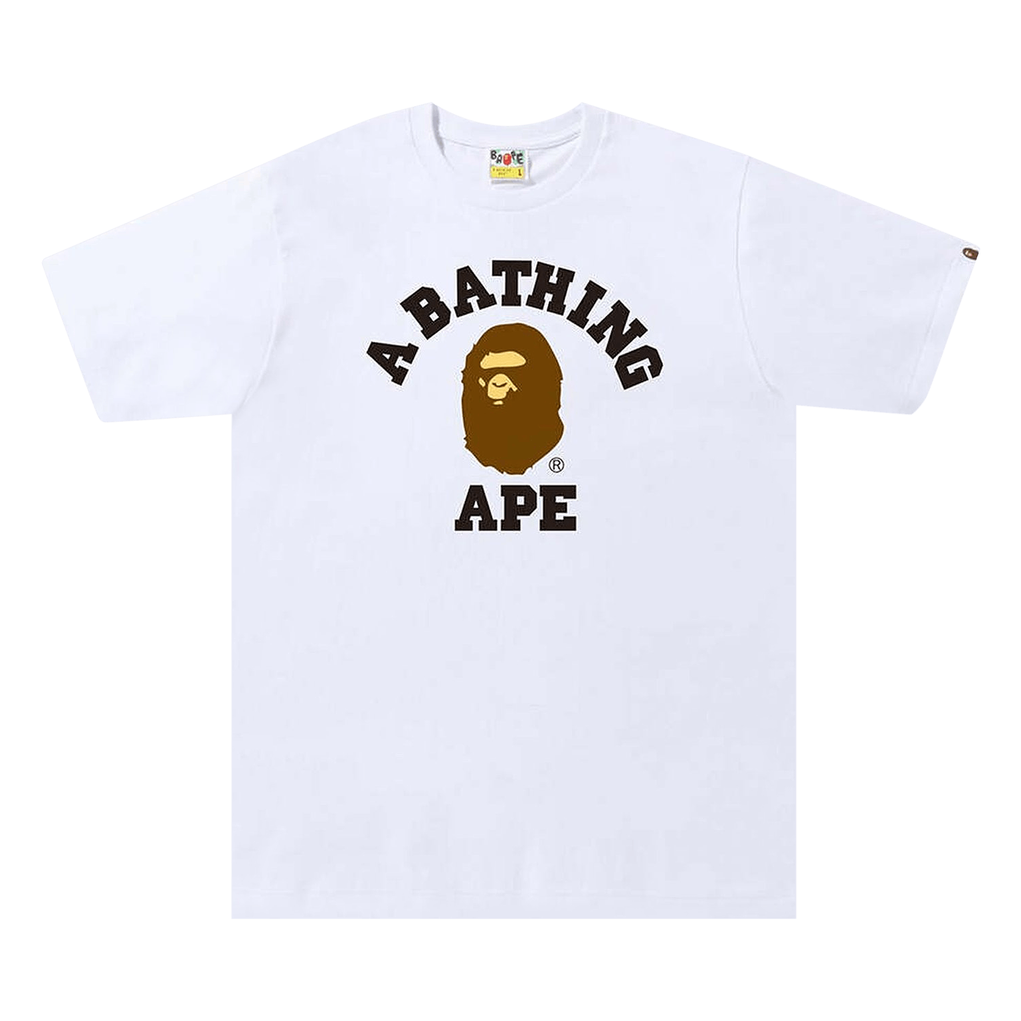 BAPE Colors By A Bathing Ape Tee 'White/Black'