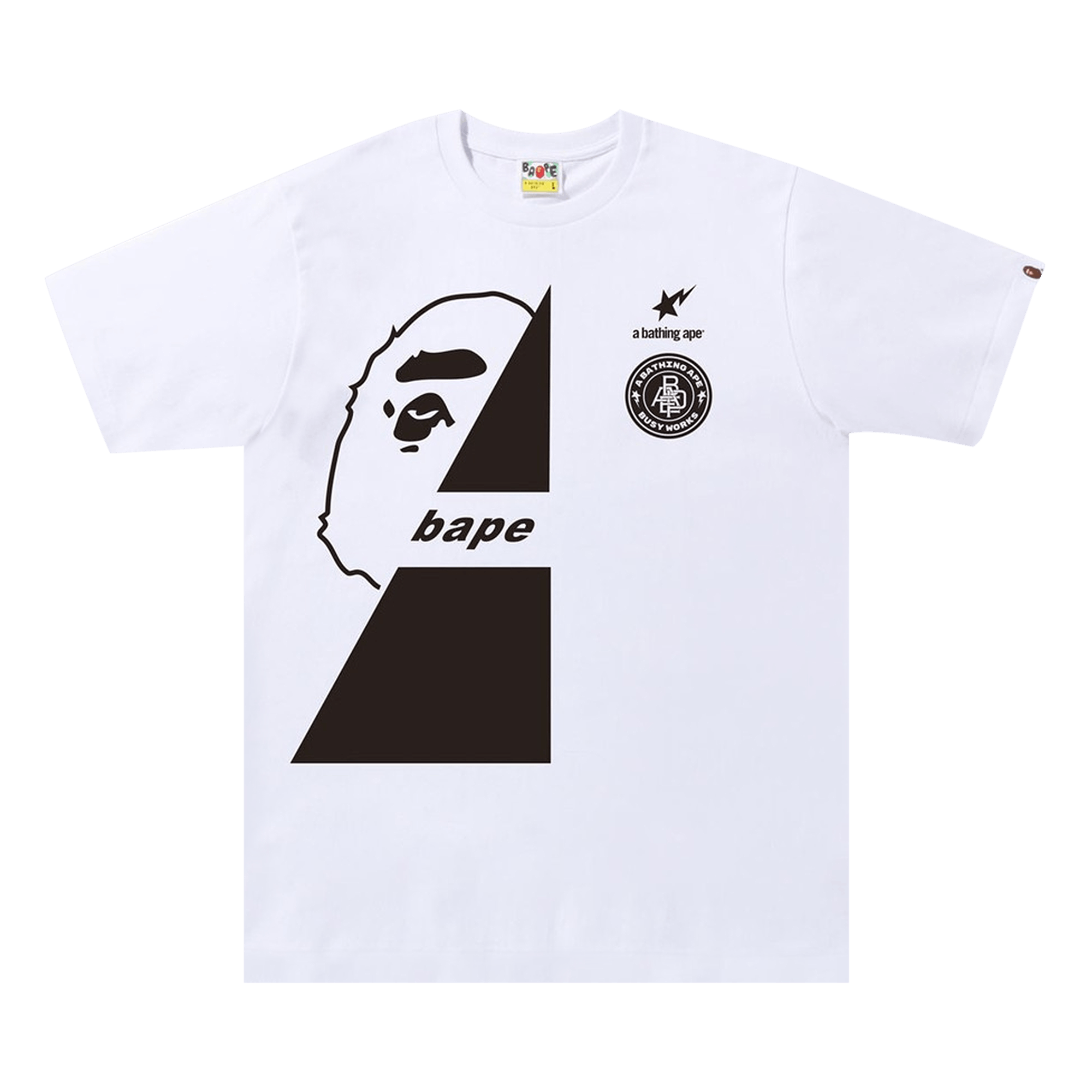 BAPE Soccer #3 Tee 'White'