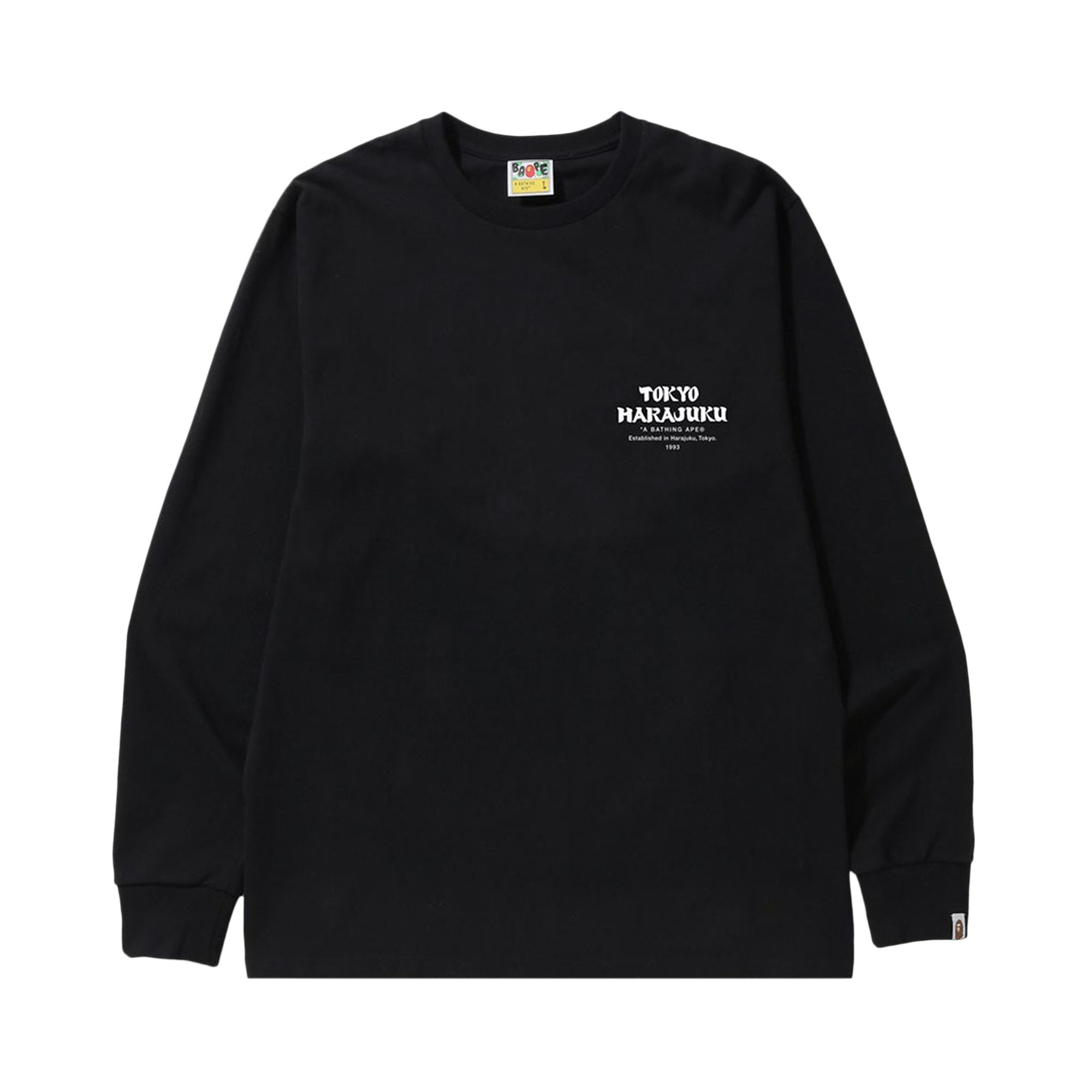 BAPE Japan Culture Daruma Long-Sleeve Tee 'Black'