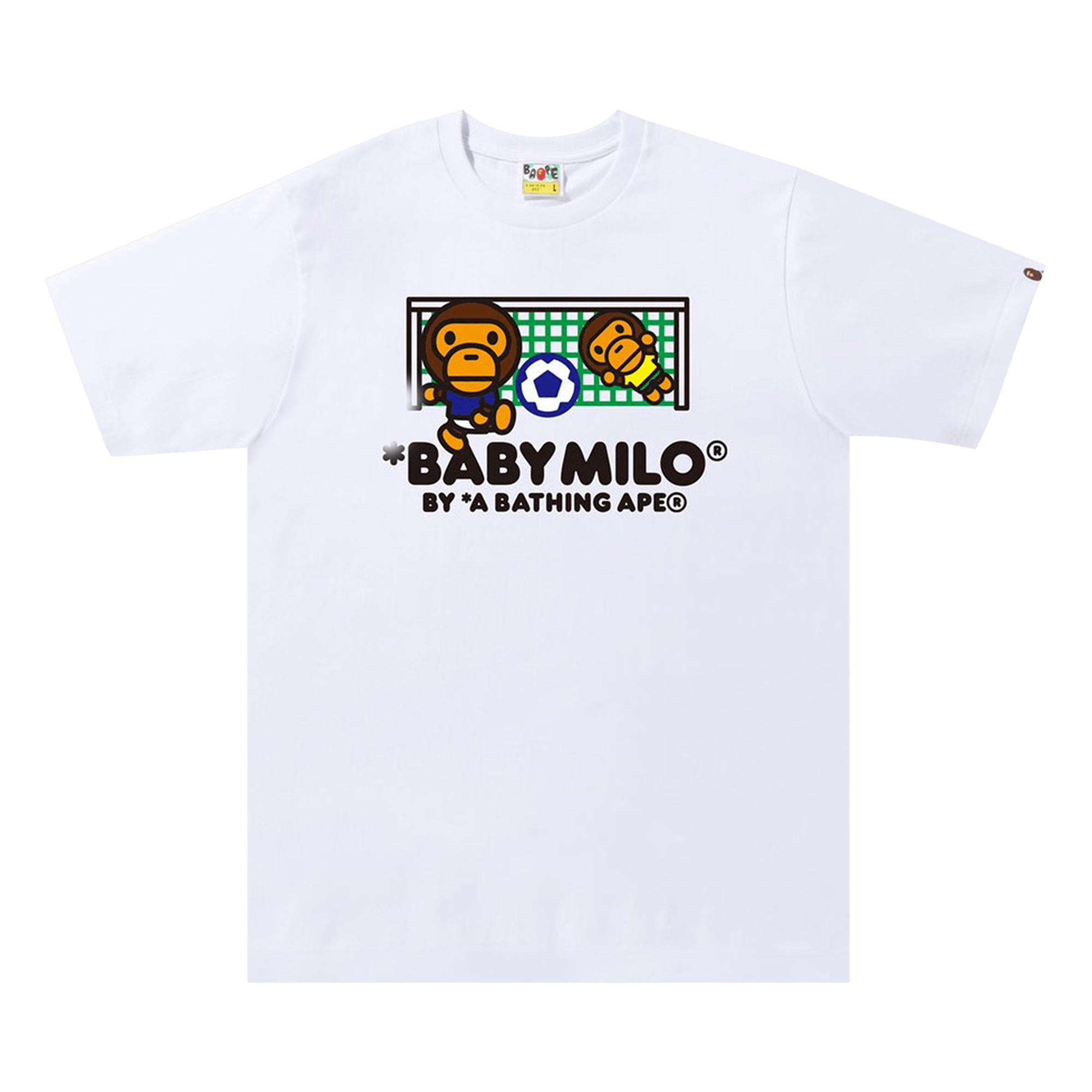 BAPE Baby Milo Soccer Tee 'White'