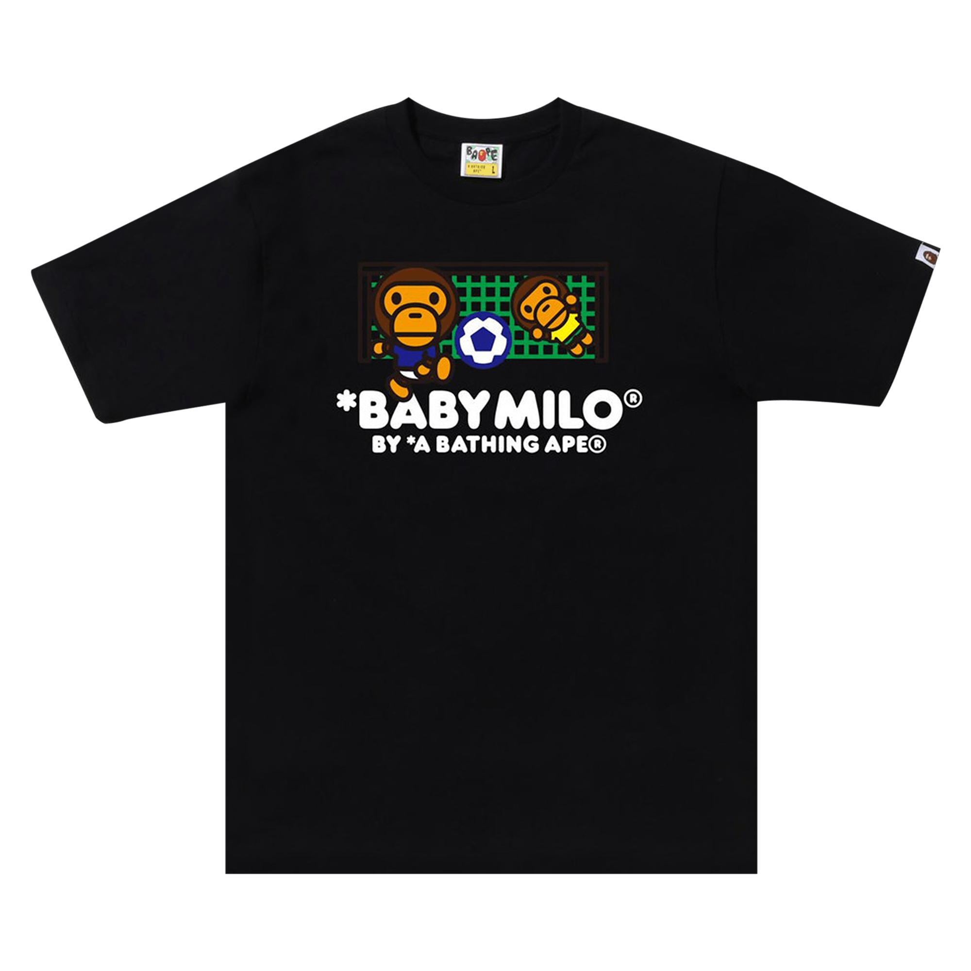 BAPE Baby Milo Soccer Tee 'Black'