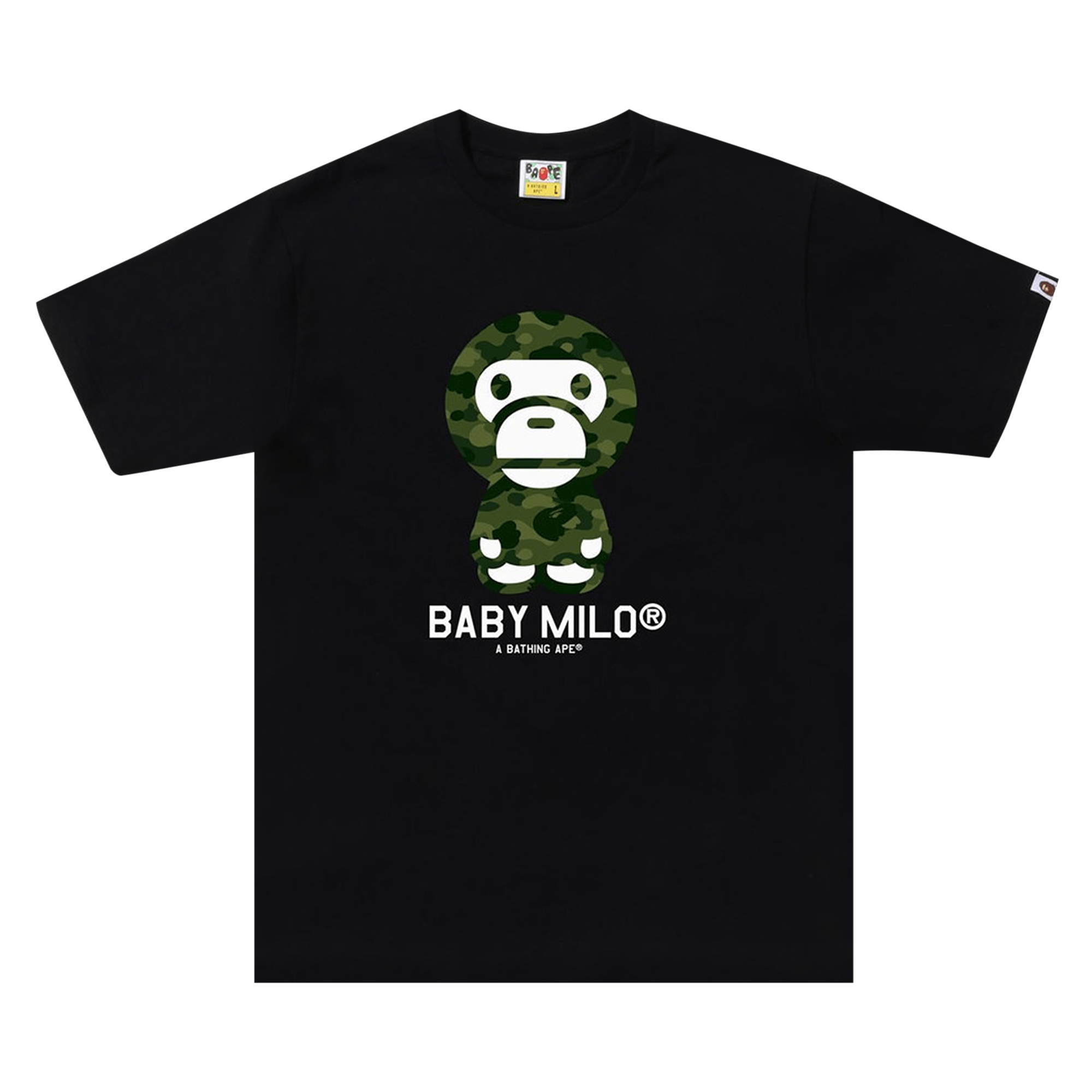 BAPE Color Camo Baby Milo Tee 'Black/Green'