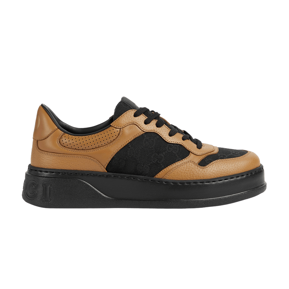 Gucci Lace Up Sneaker 'GG Embossed - Camel'