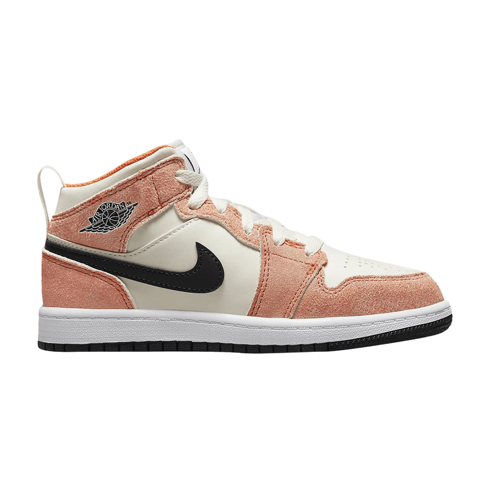 Air Jordan 1 Mid SE PS 'Orange Suede'