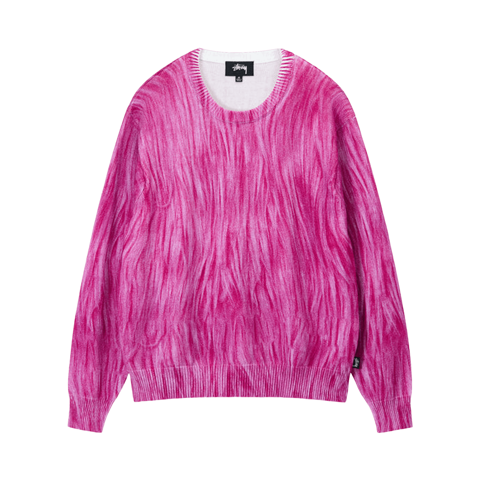 Stussy Printed Fur Sweater 'Pink'