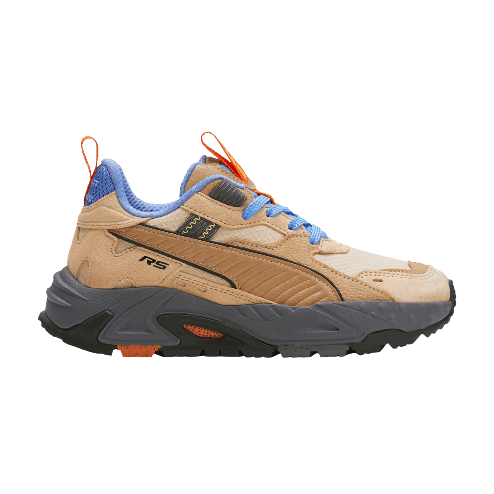 Pre-owned Puma Rs-trck Big Kid 'explore' In Brown