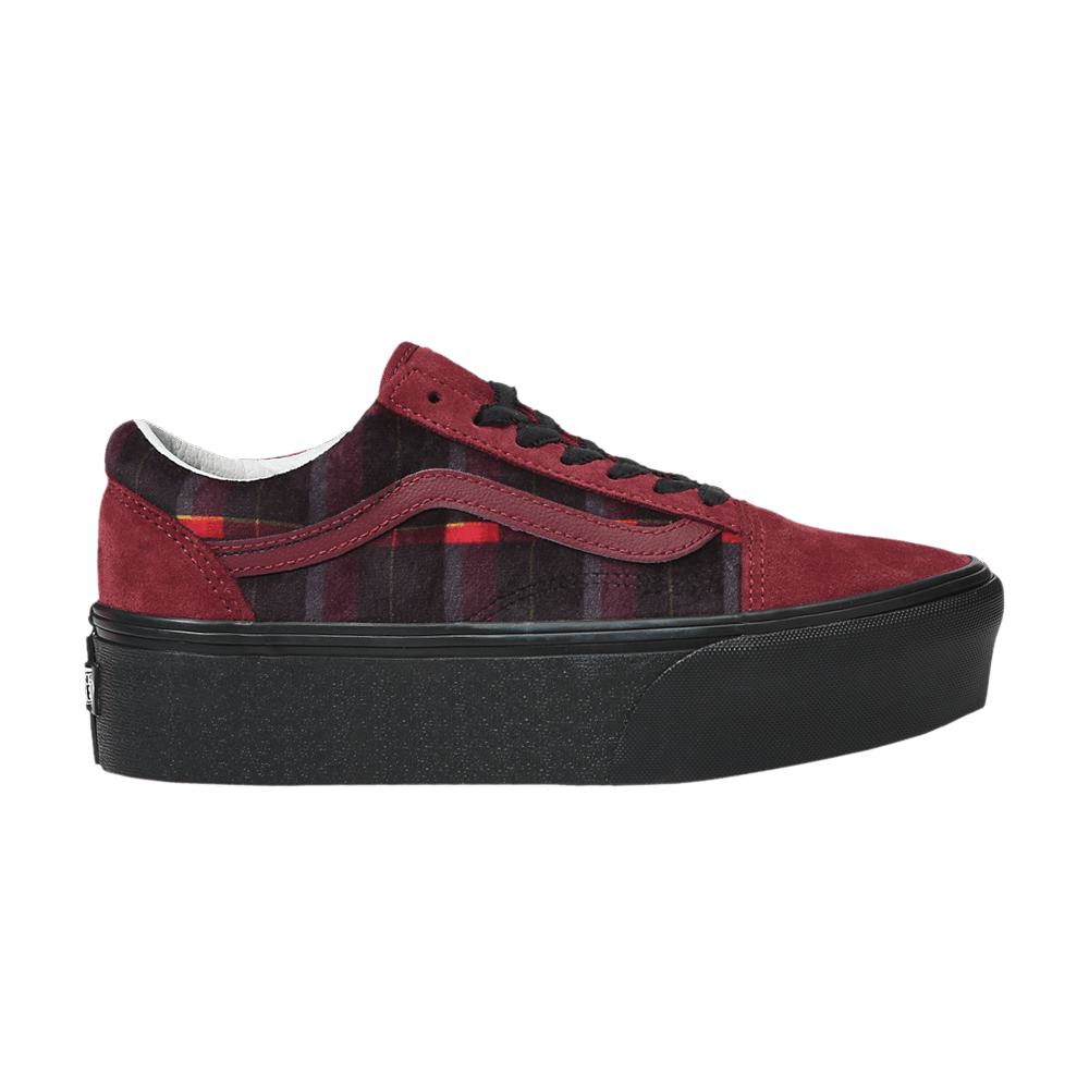 Vans Old Skool Stackform 'Velvet Plaid'