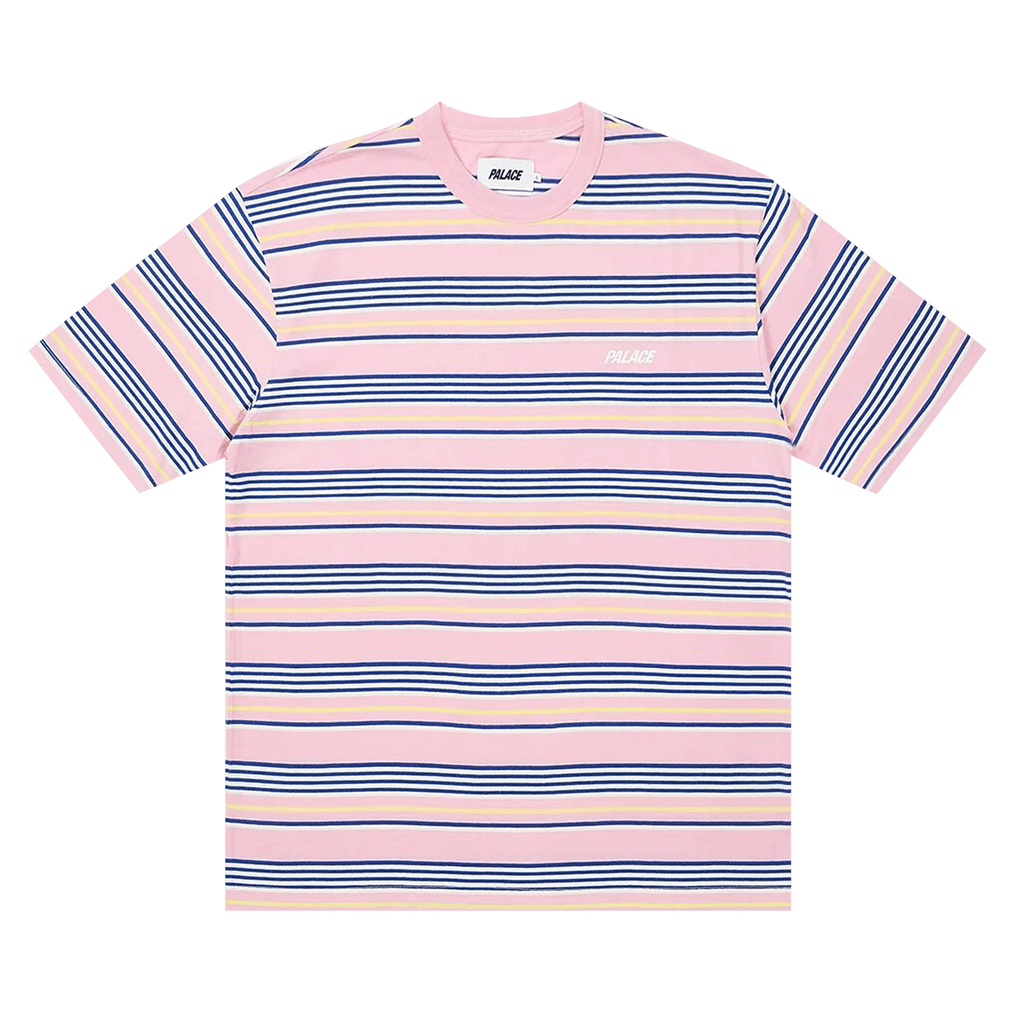 Palace Stripe T-Shirt 'Pink'