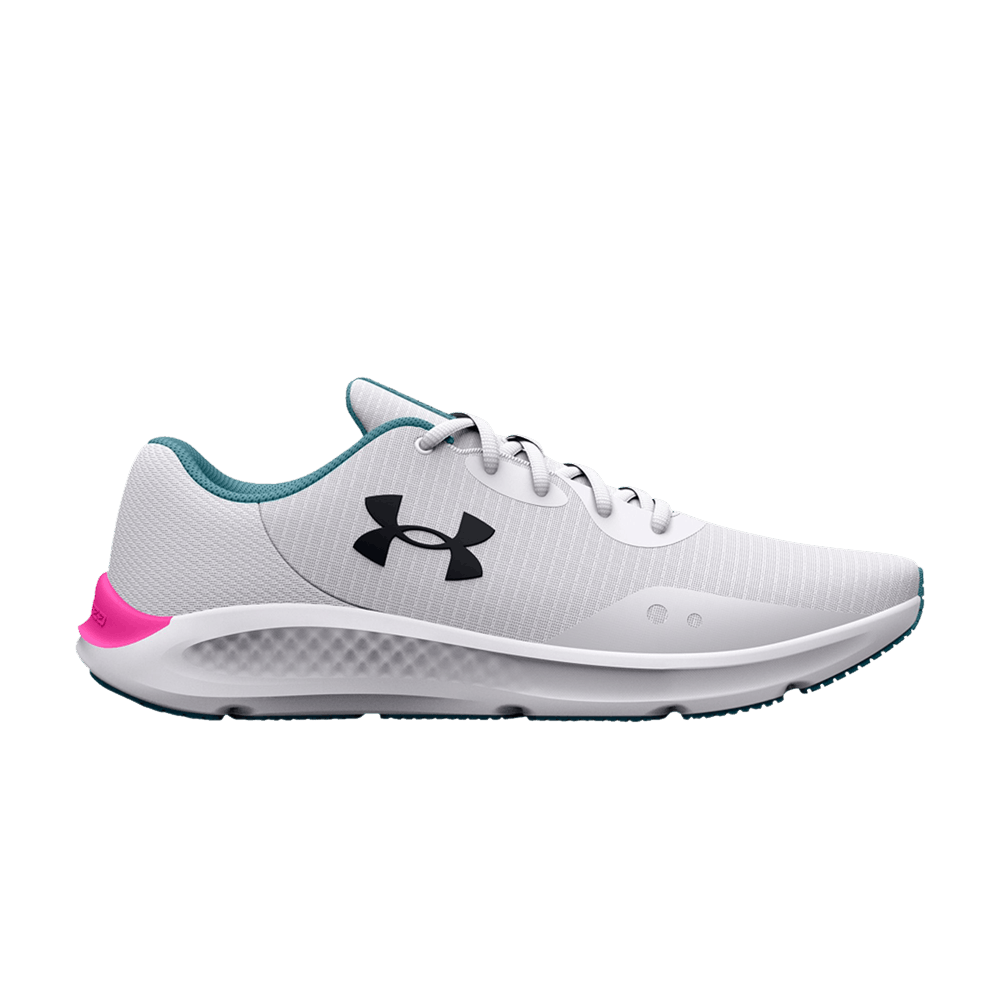 Pre-owned Under Armour Wmns Charged Pursuit 3 Tech 'white Pink Aqua'