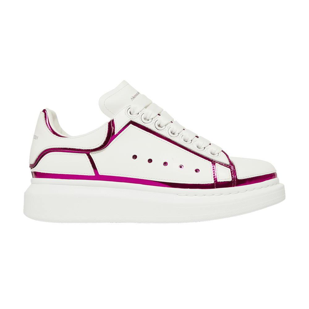 Alexander McQueen Wmns Oversized Sneaker 'White Printers Pink'