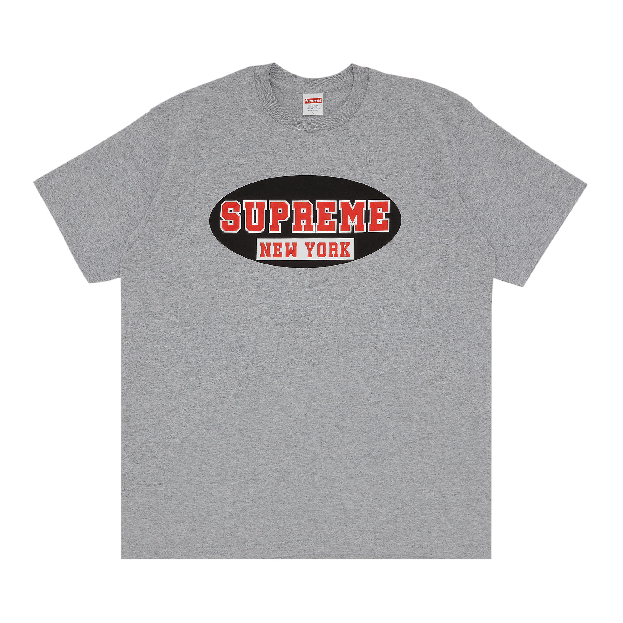 Supreme New York Tee 'Heather Grey'