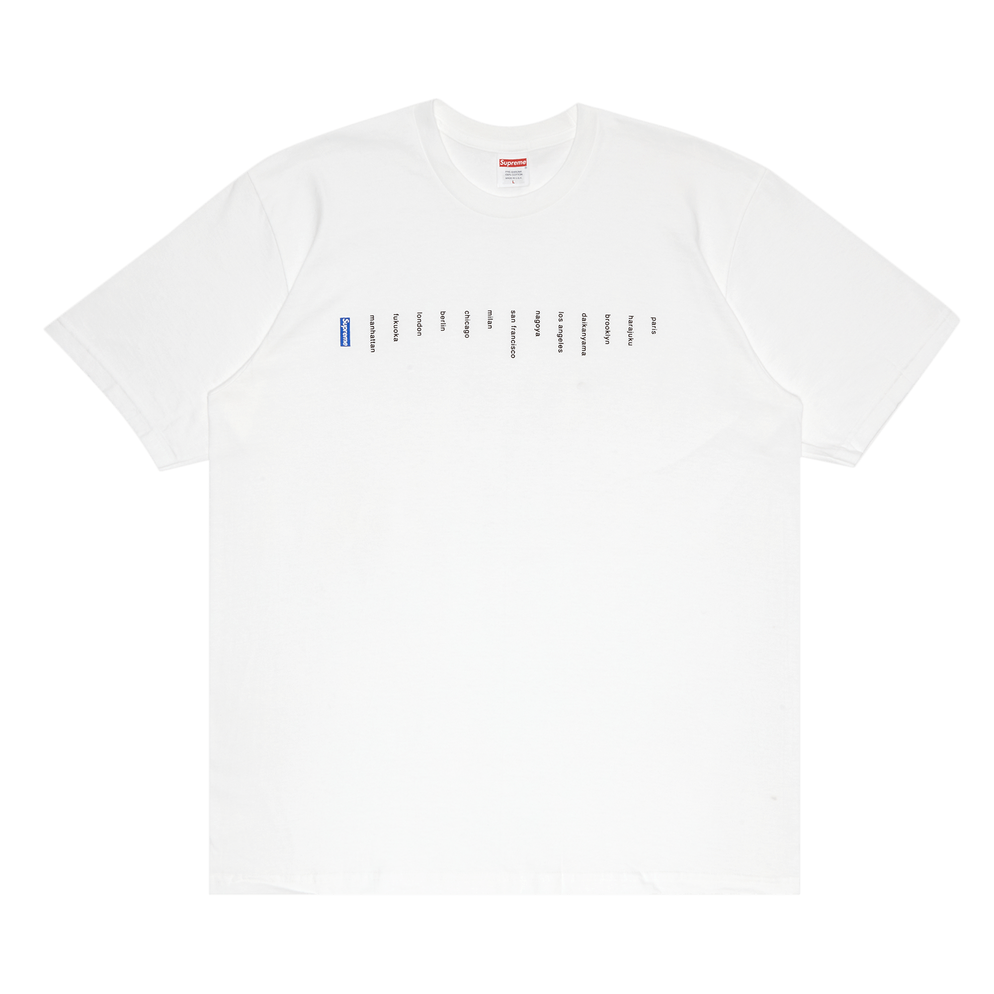 Supreme Location Tee 'White'