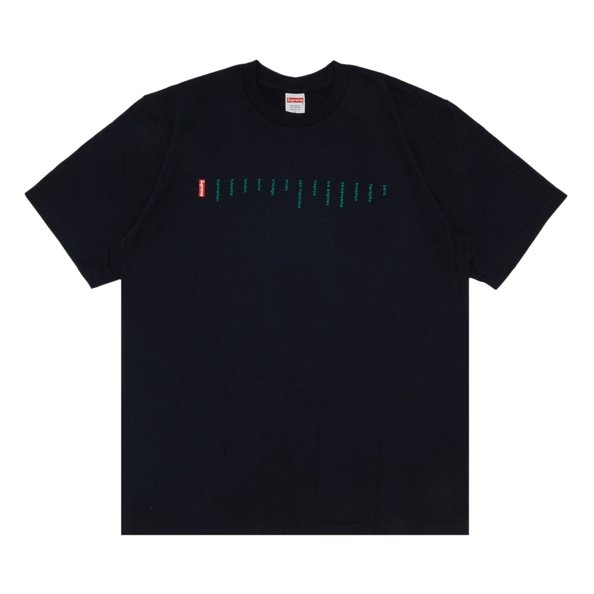 Supreme Location Tee 'Navy'