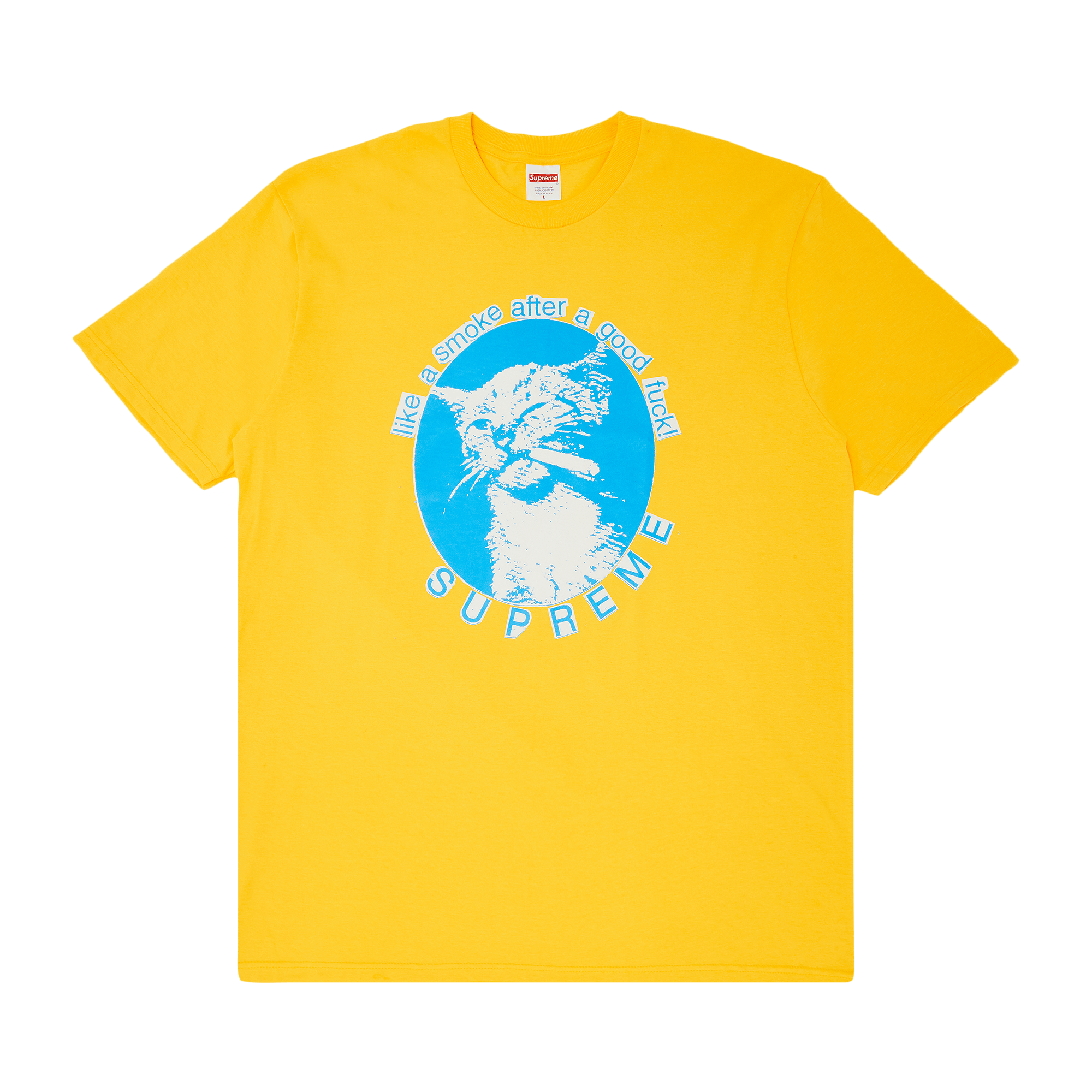 Supreme Smoke Tee 'Yellow'