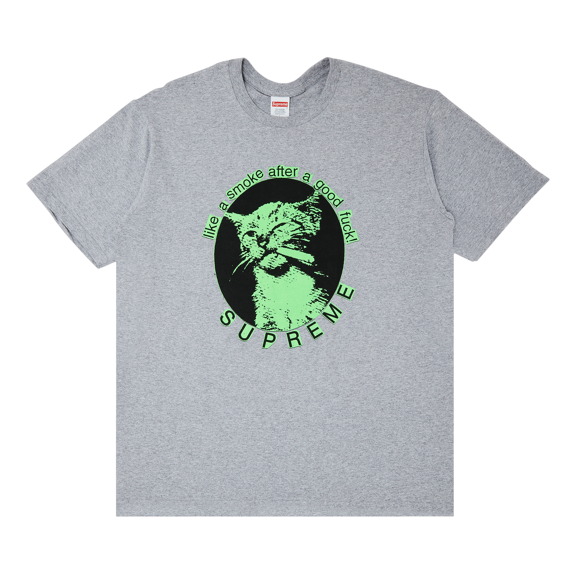 Supreme Smoke Tee 'Heather Grey'