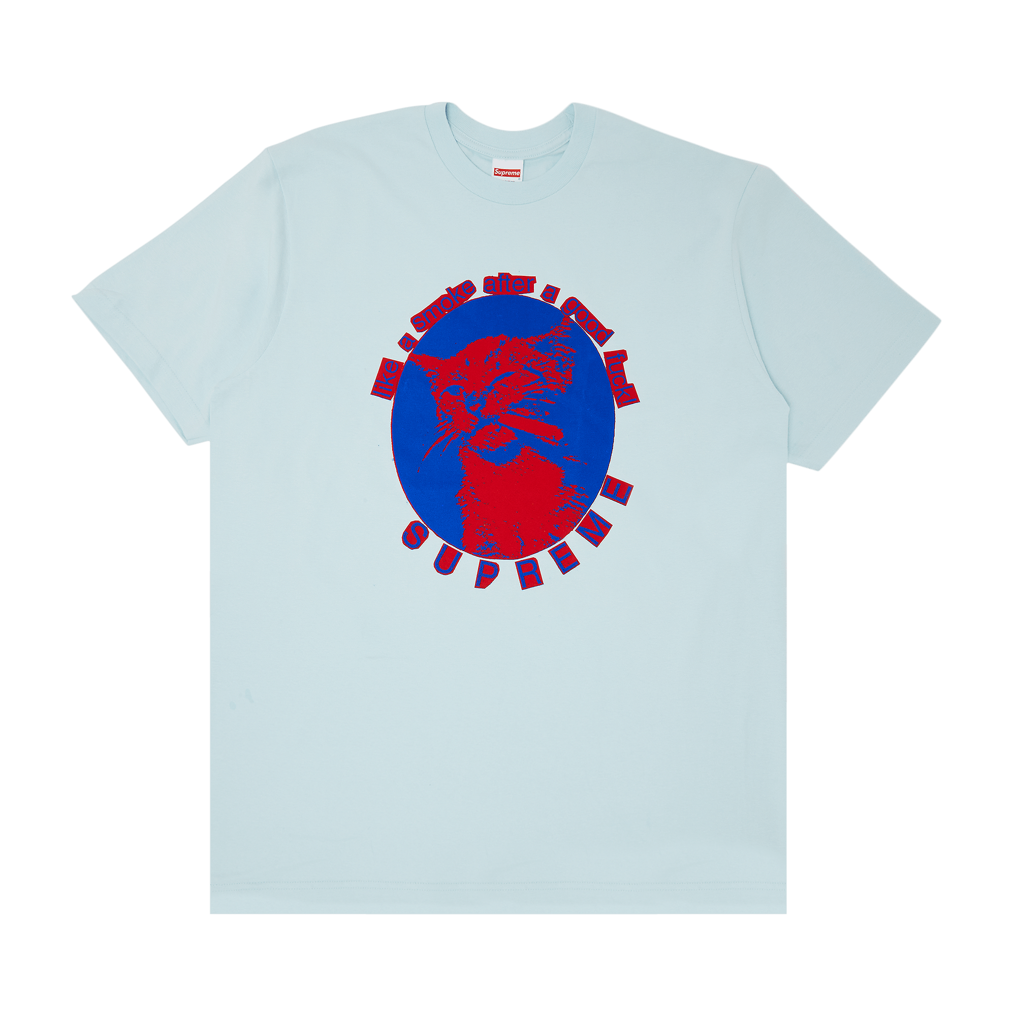 Supreme Smoke Tee 'Pale Blue'