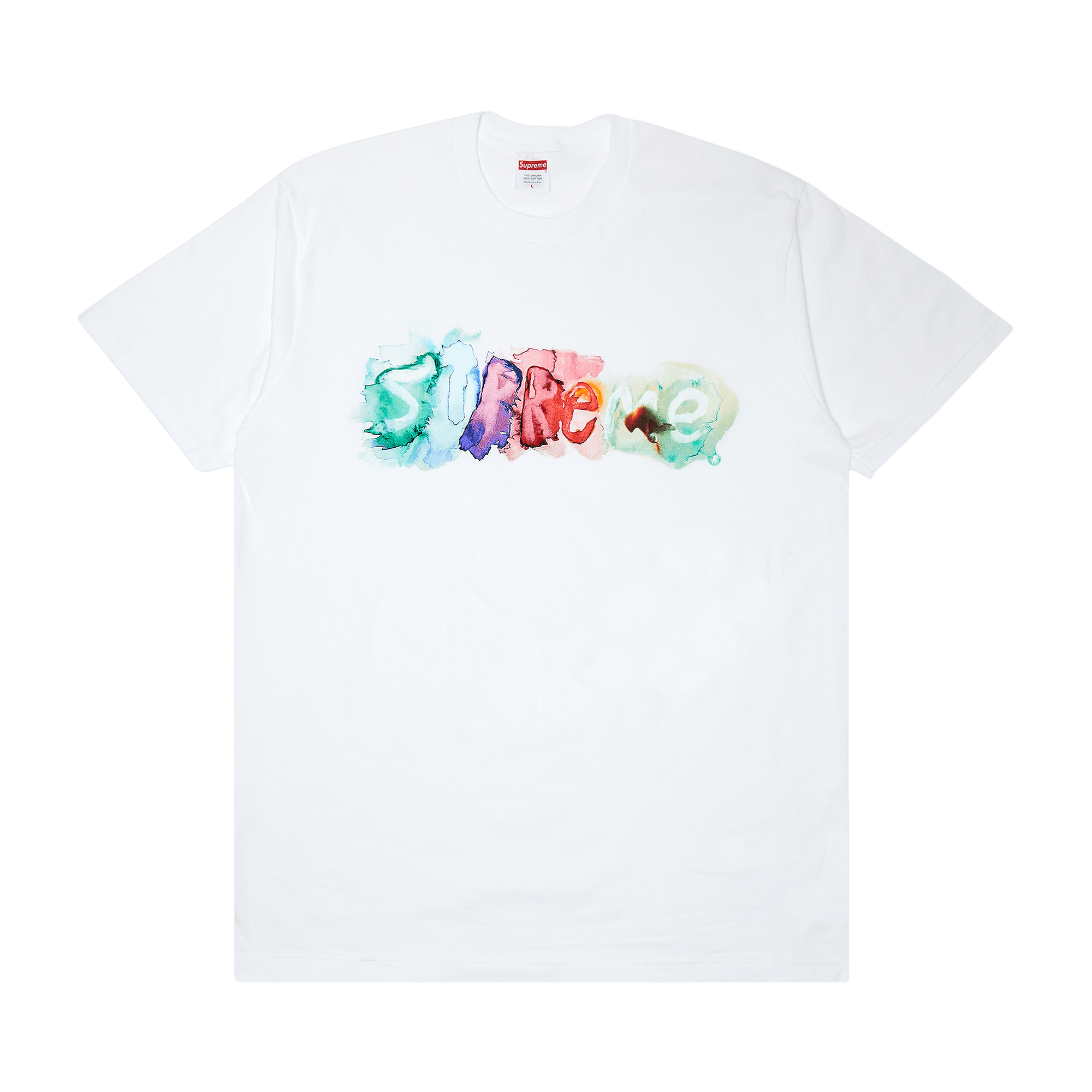 Supreme Watercolor Tee 'White'