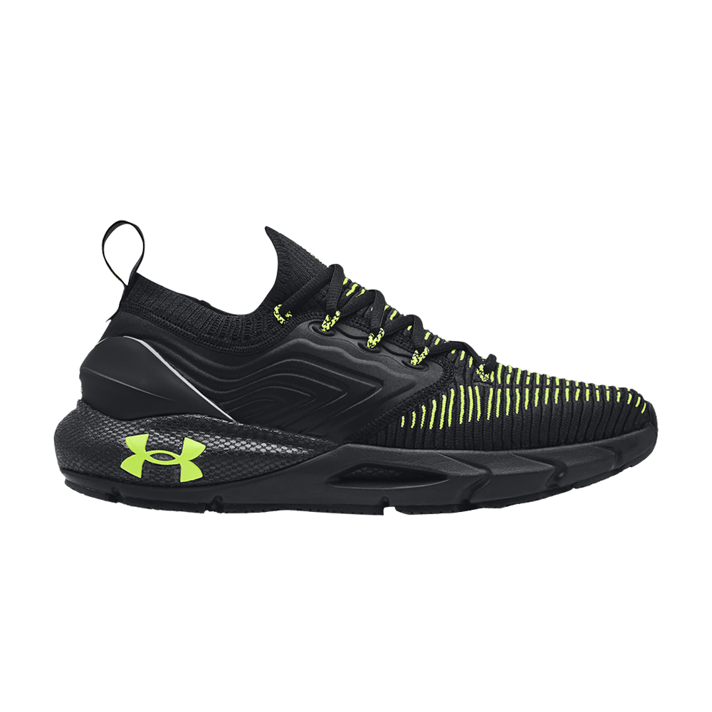 UNDER ARMOUR HOVR PHANTOM 2 INTELLIKNIT 'BLACK HIGH-VIS YELLOW'