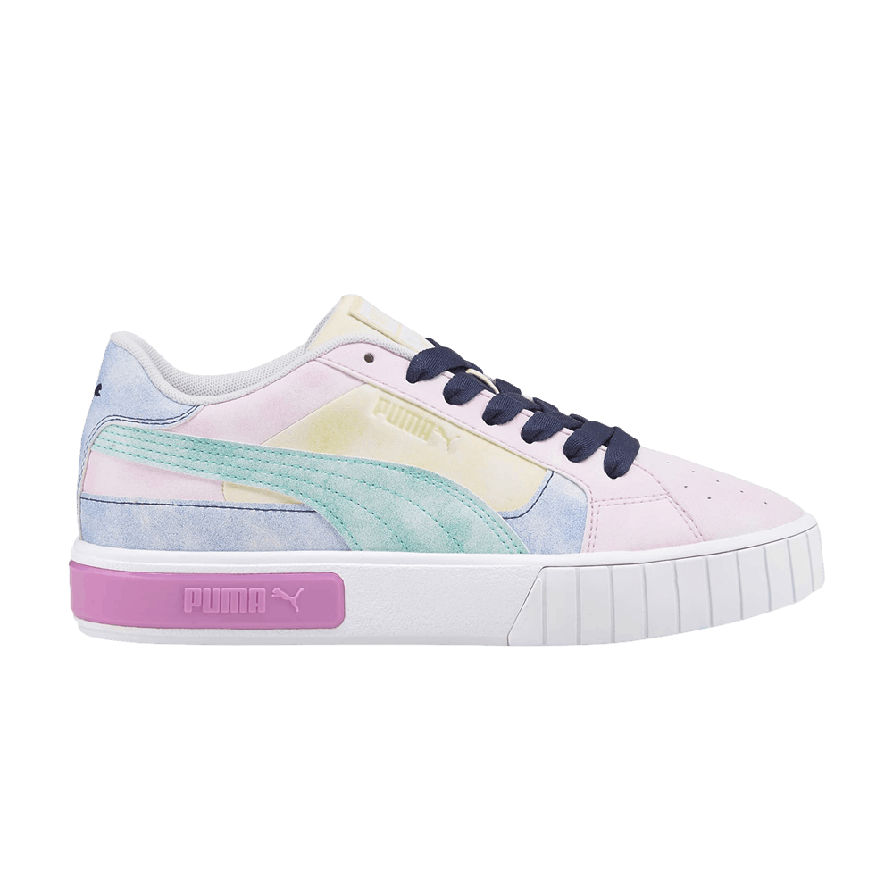 Pre-owned Puma Wmns Cali Star 'tie-dye' In Pink